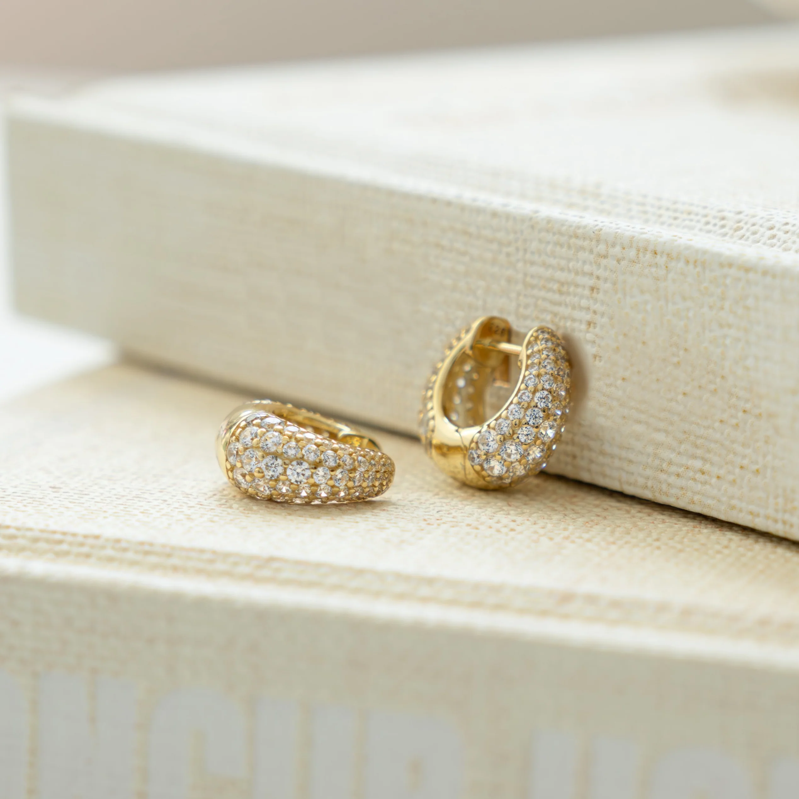 Basket Pave Hoops - Image 7