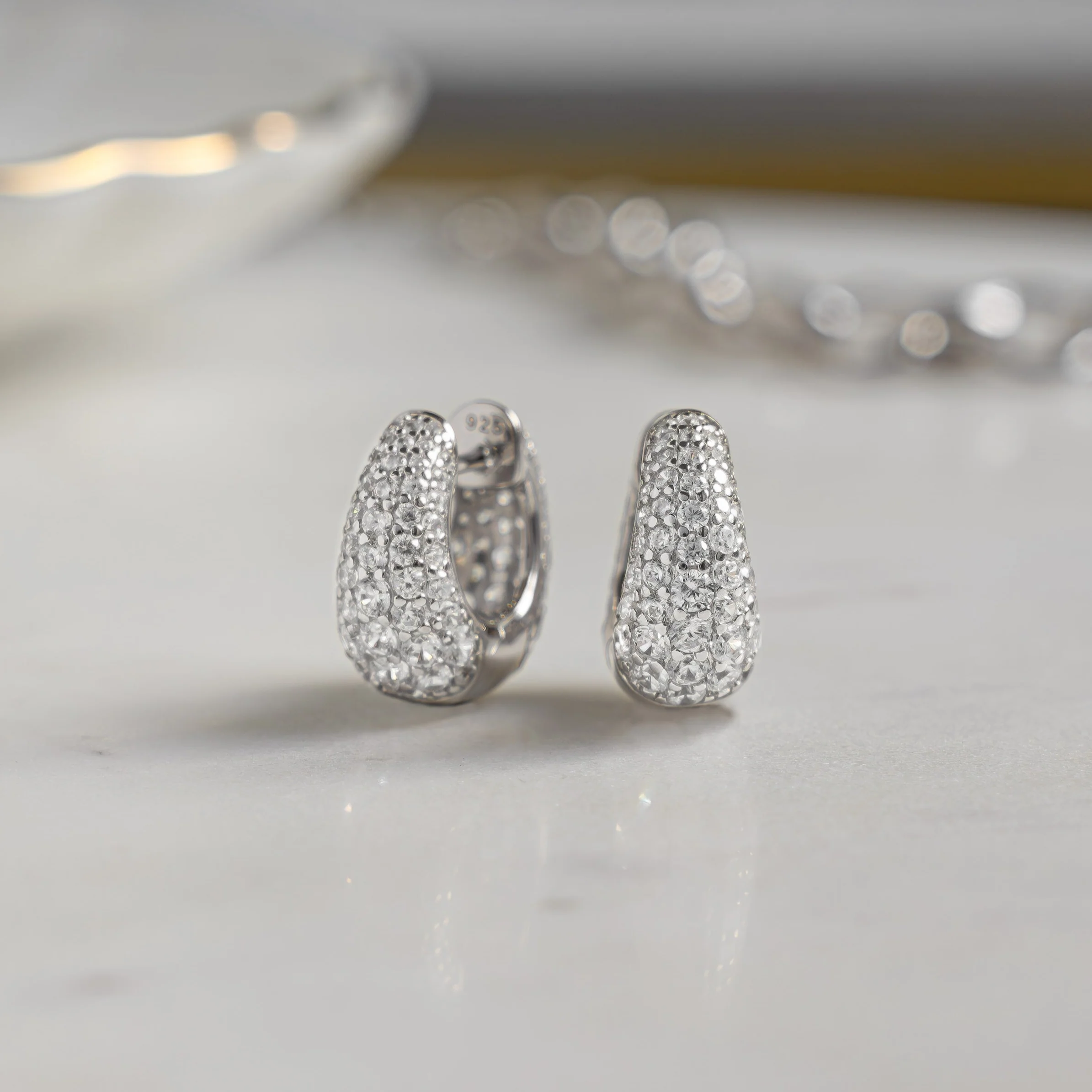 Basket Pave Hoops - Image 8