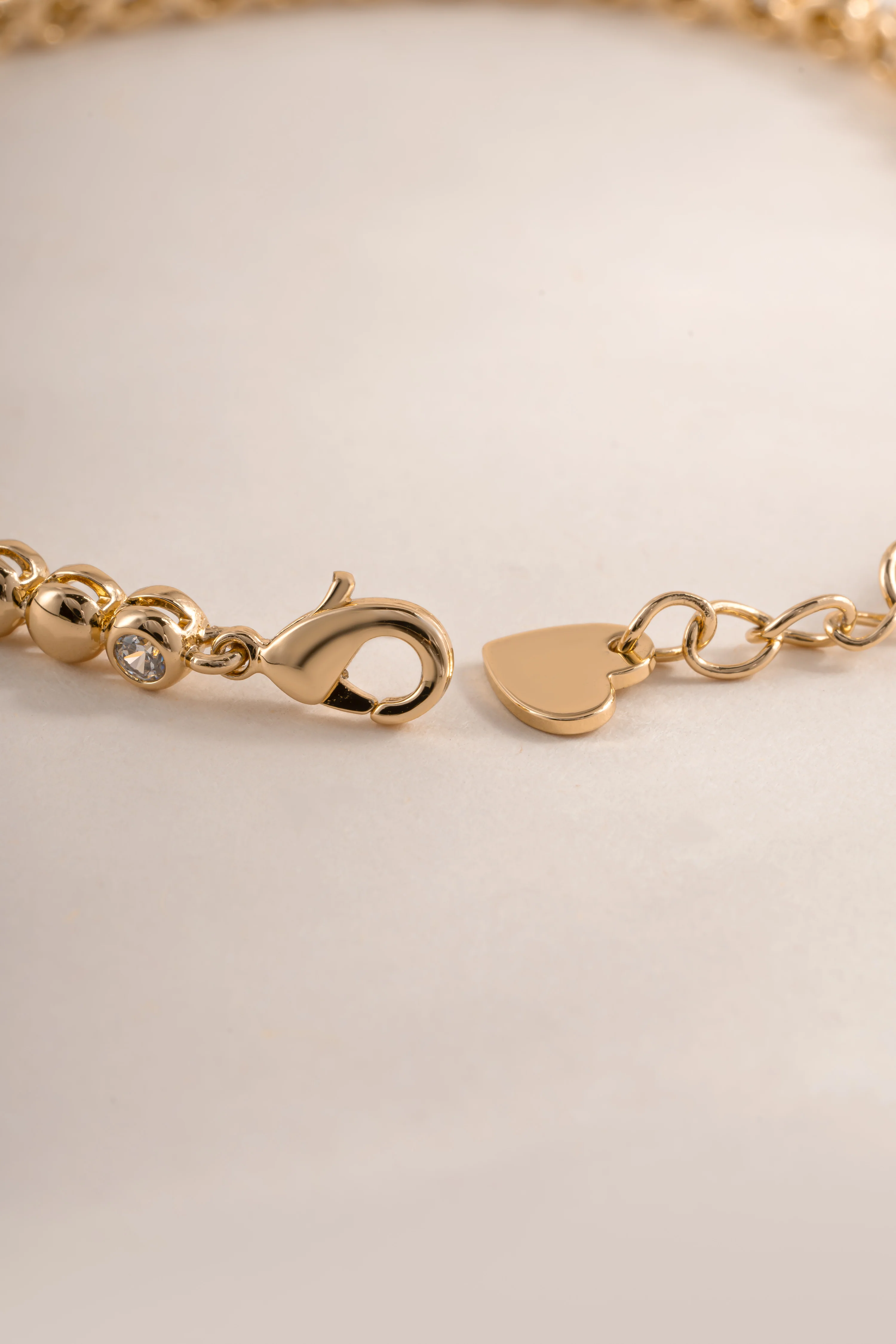 Bead & Bezel Tennis Bracelet - Image 5