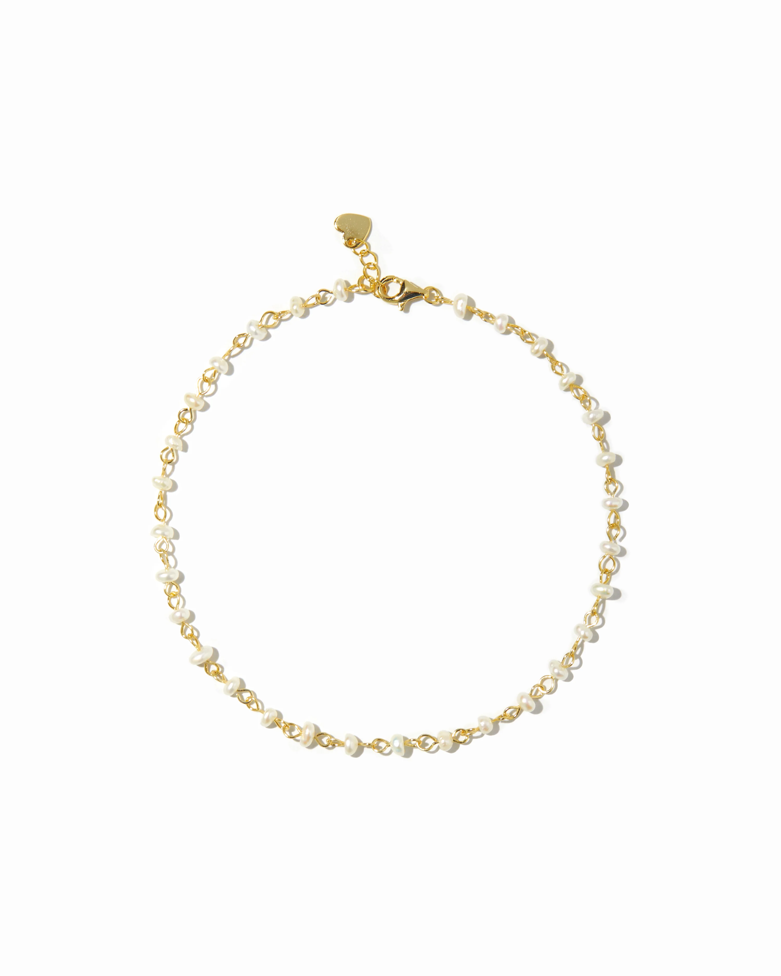 Beaded Pearl Anklet - Image 3