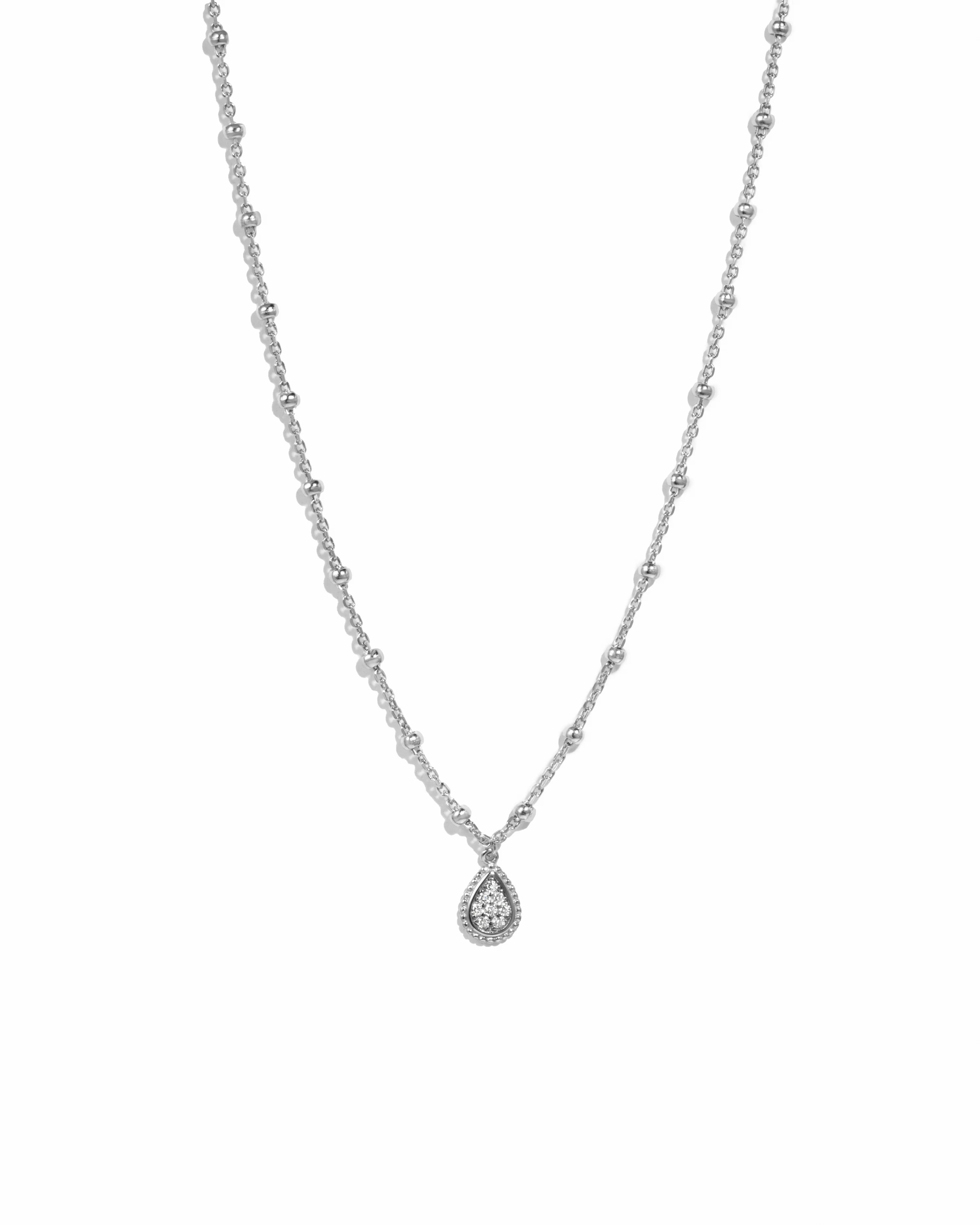 Beaded Tear Drop Necklace - Image 3