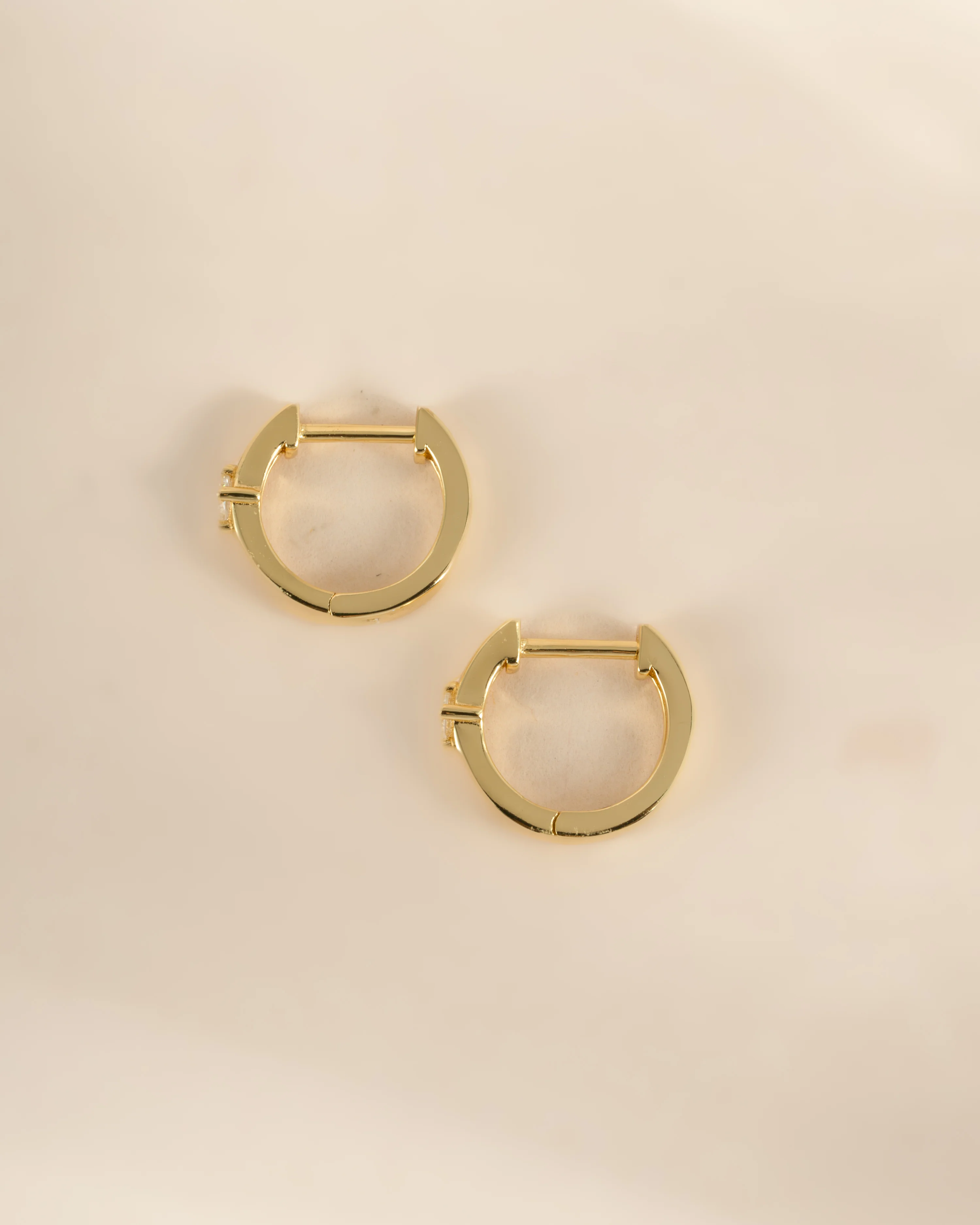 Bella Huggie Hoop Earrings - Image 6