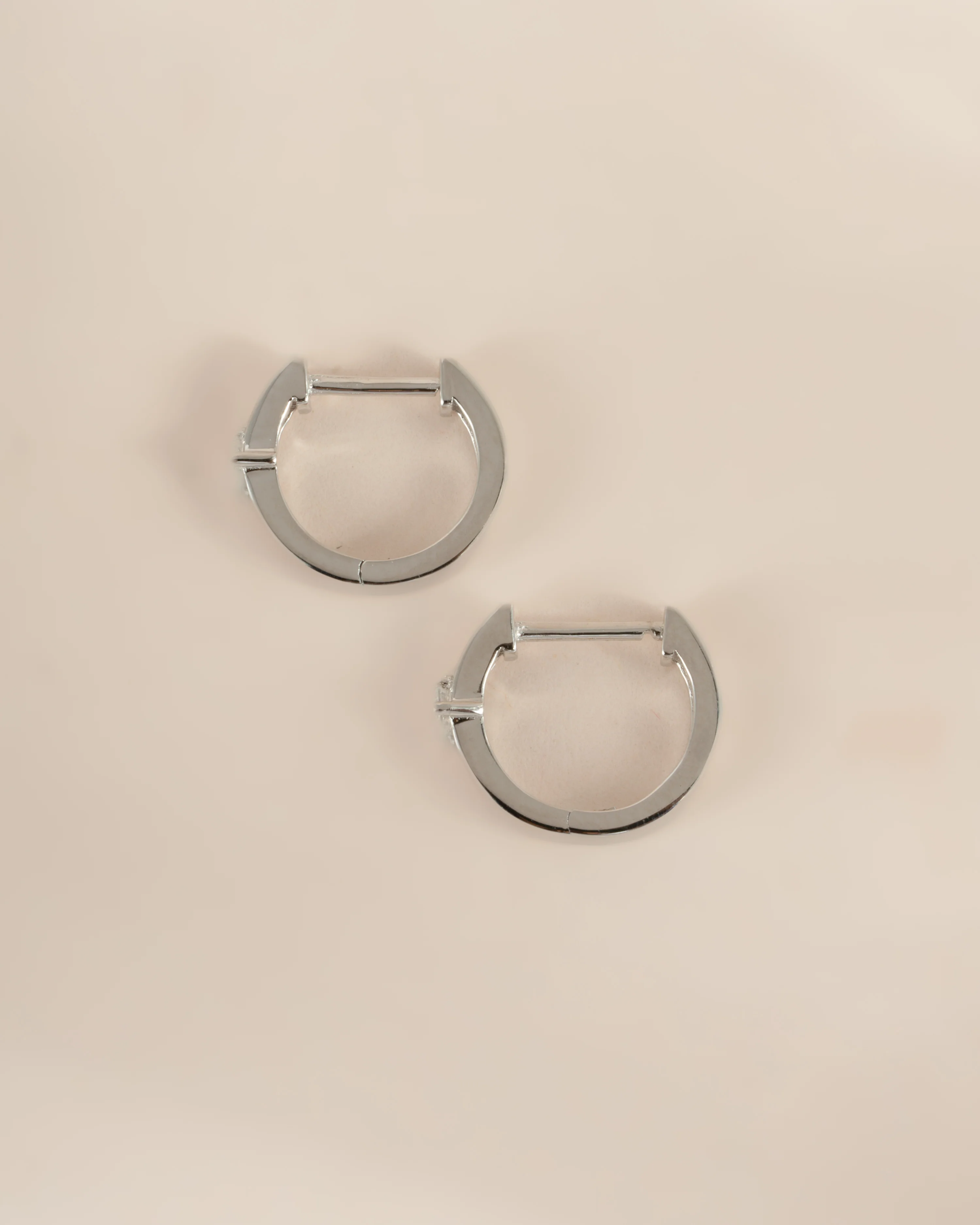 Bella Huggie Hoop Earrings - Image 8