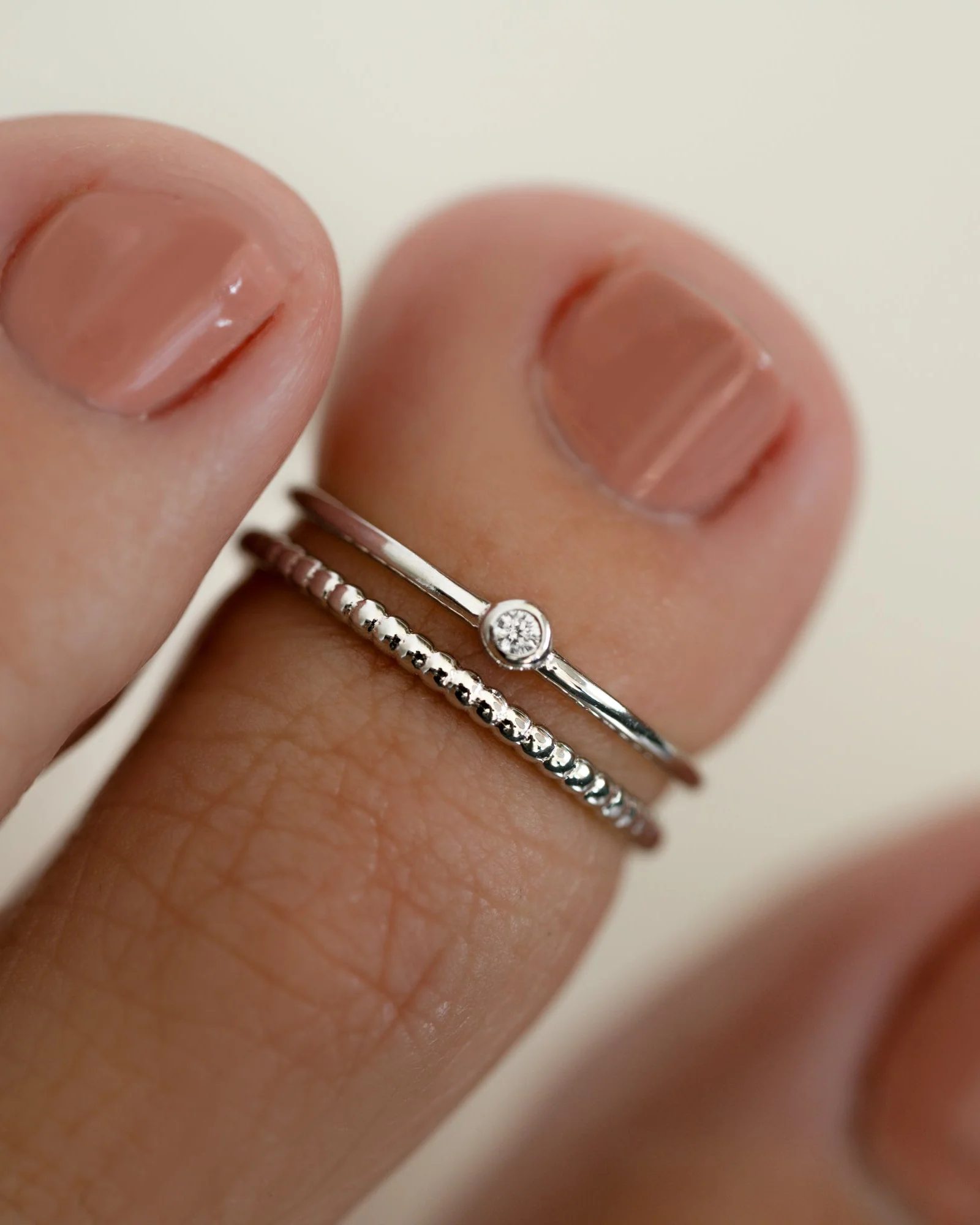 Bezel Toe Ring - Image 10