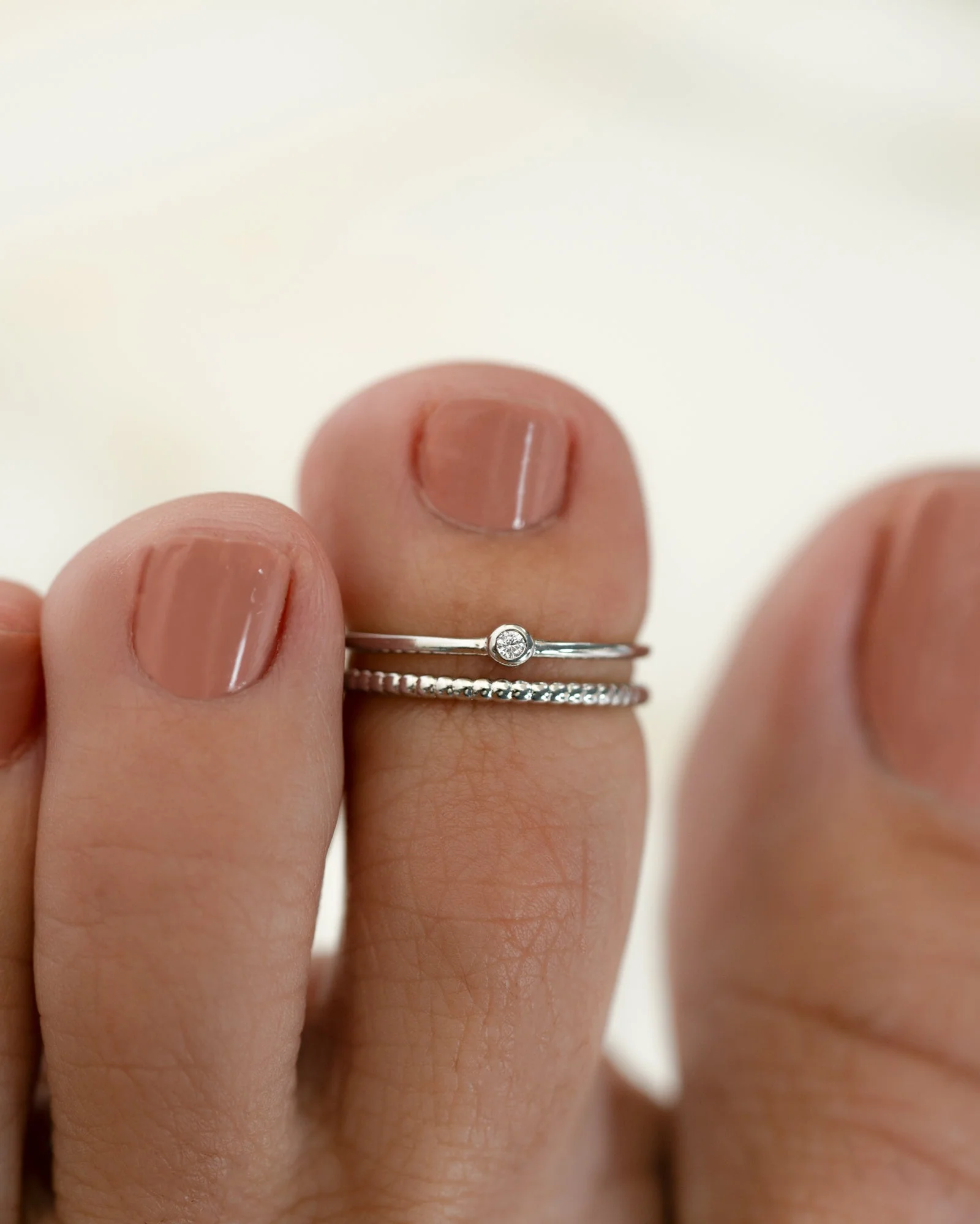 Bezel Toe Ring - Image 4