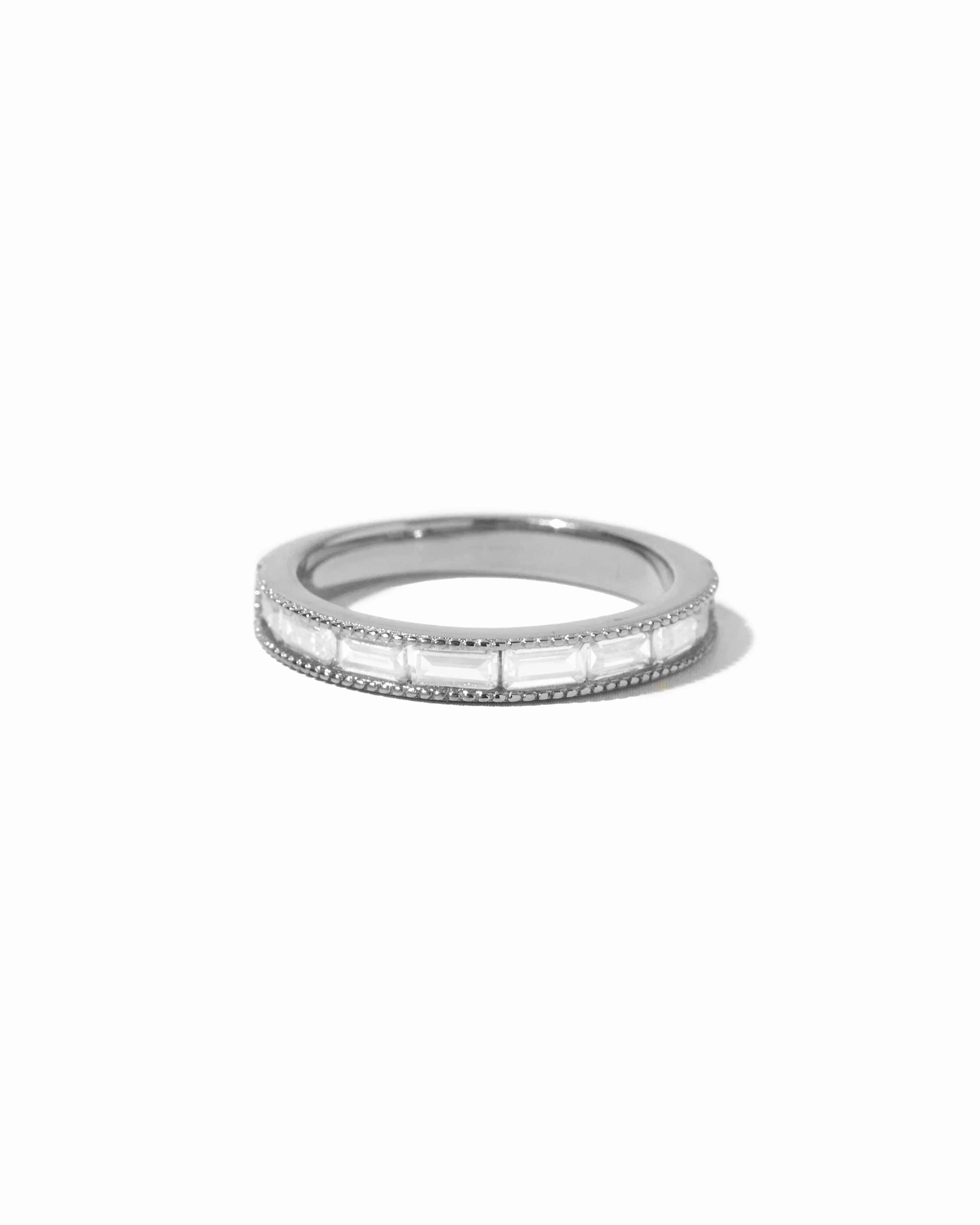 Bezeled Baguette Ring - Image 3