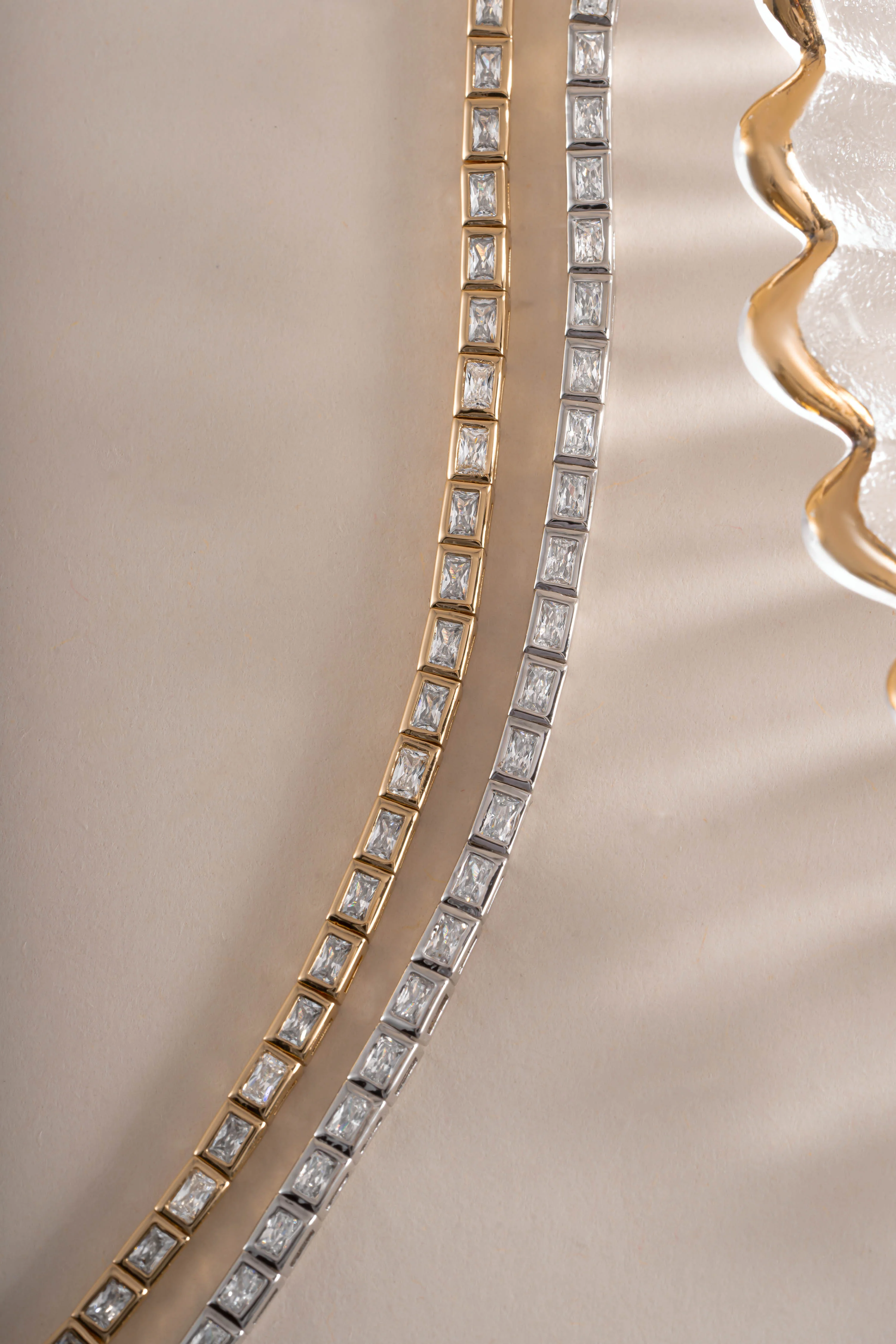 Bezeled Baguette Tennis Bracelet - Image 3