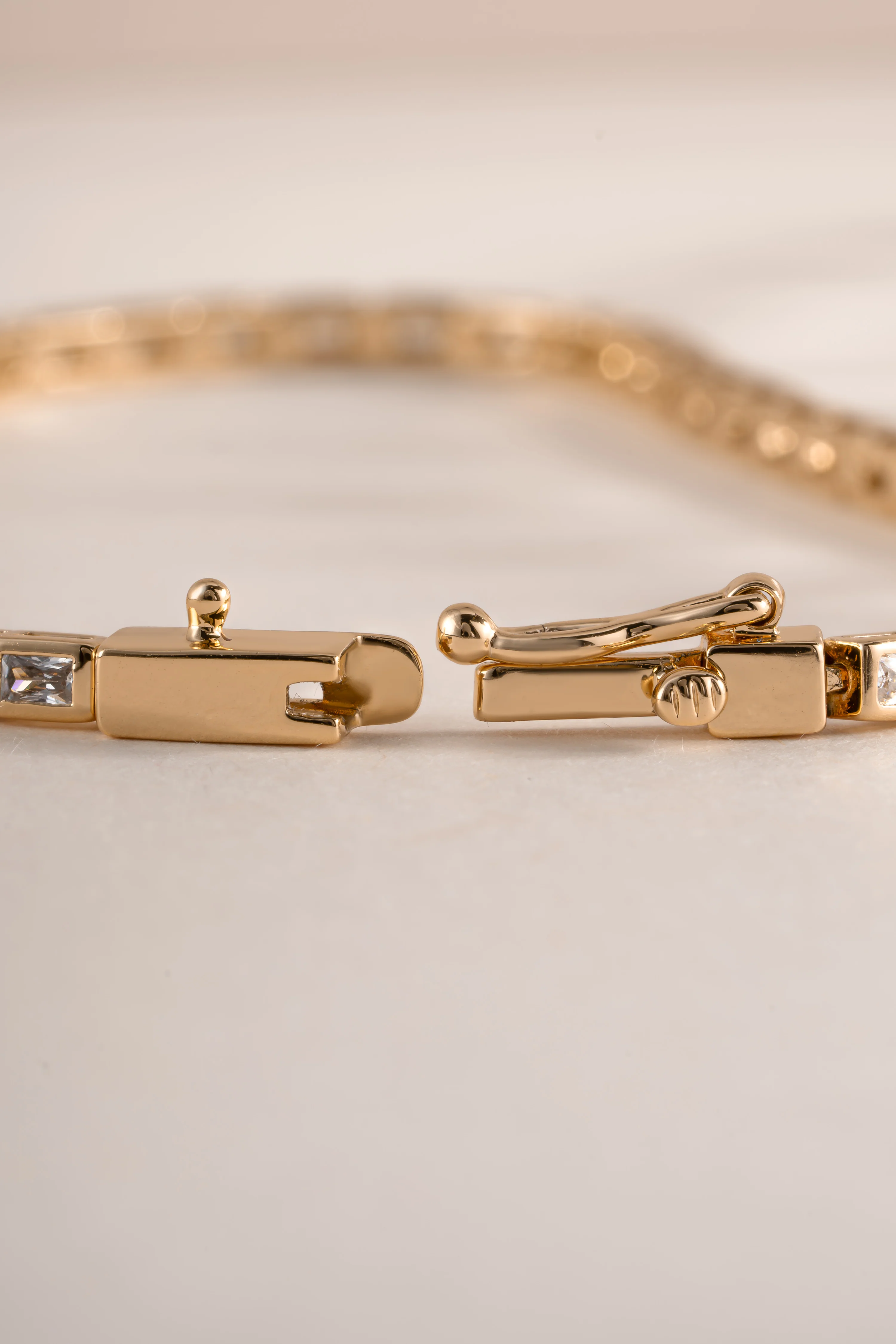 Bezeled Baguette Tennis Bracelet - Image 5