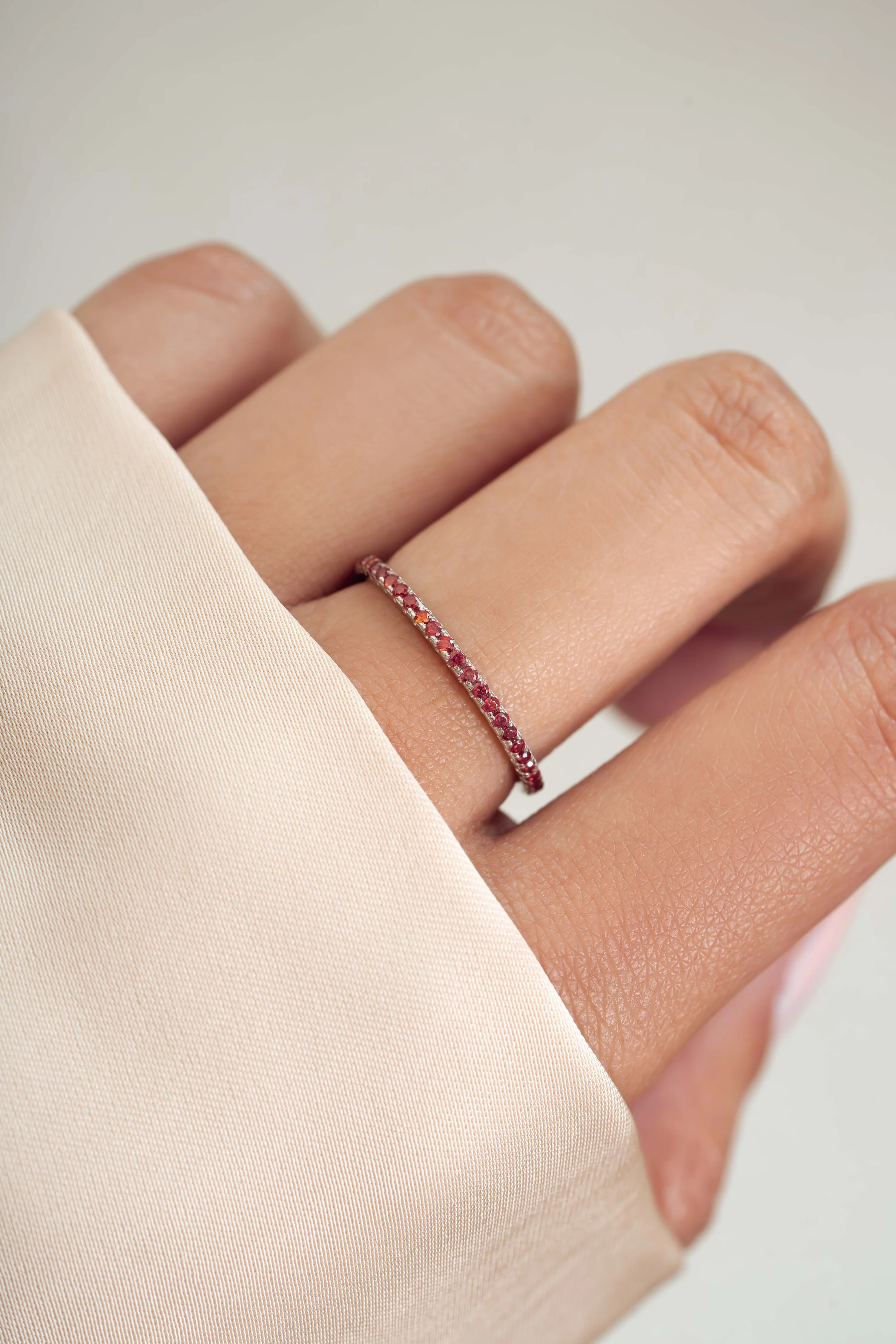 Birthstone Eternity Rings - Image 7