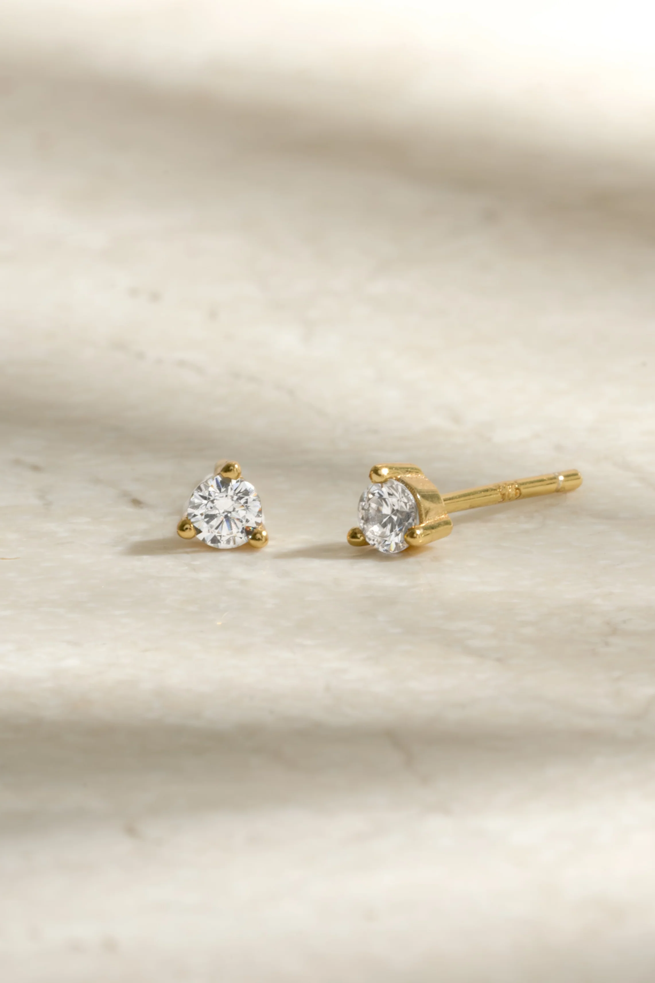 Birthstone Stud Earrings - Image 3
