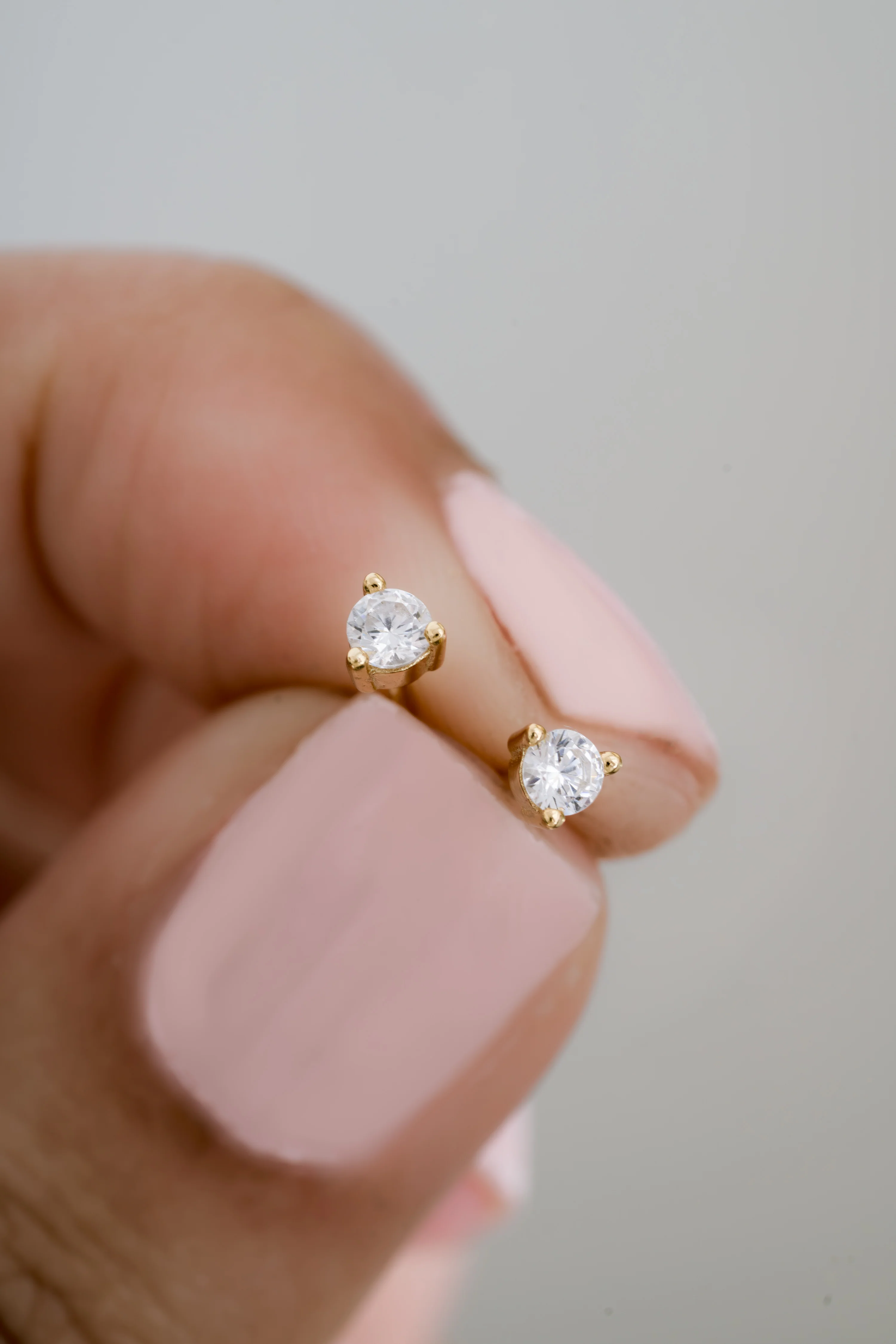 Birthstone Stud Earrings - Image 5