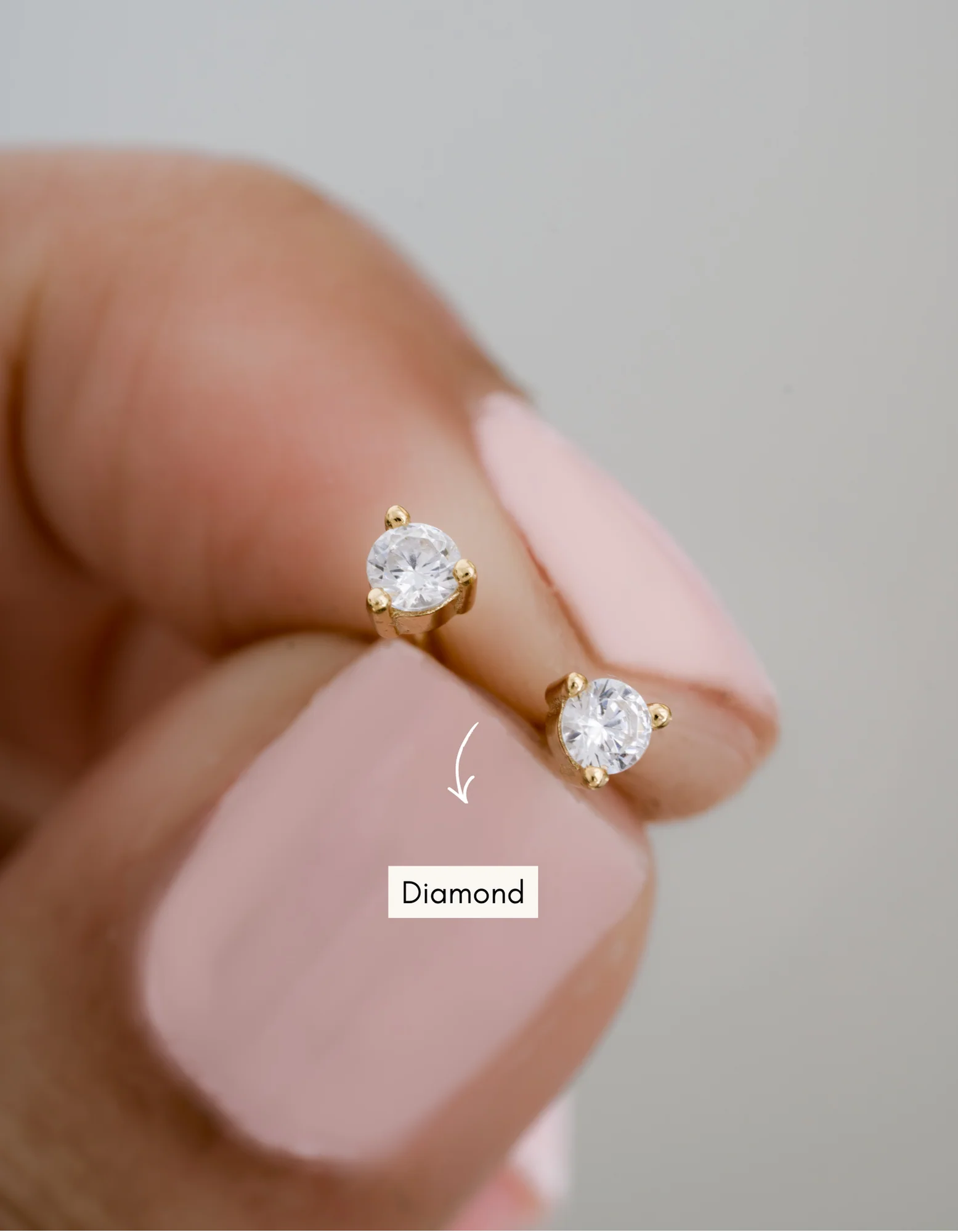 Birthstone Stud Earrings - Image 8