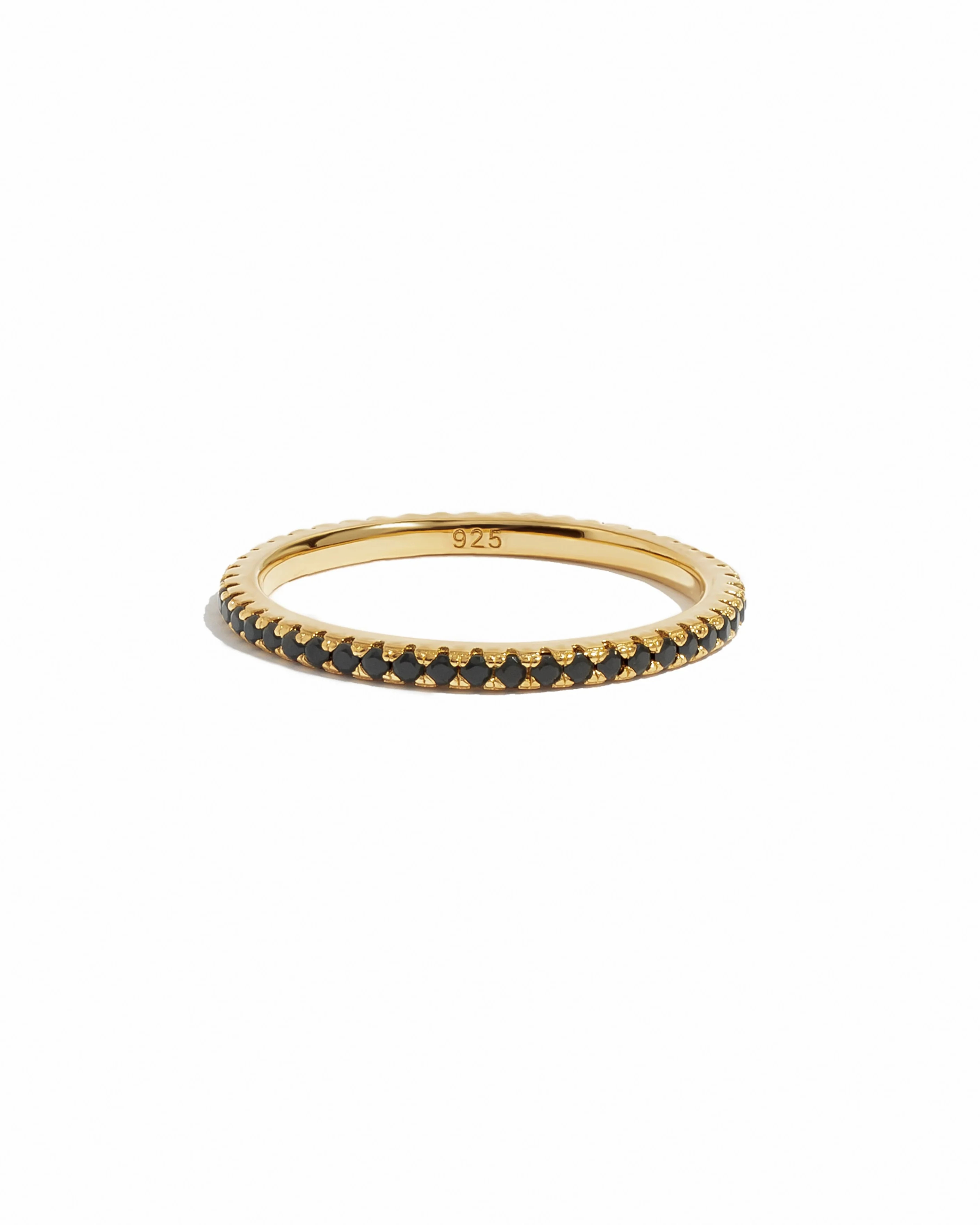 Black CZ Eternity Ring