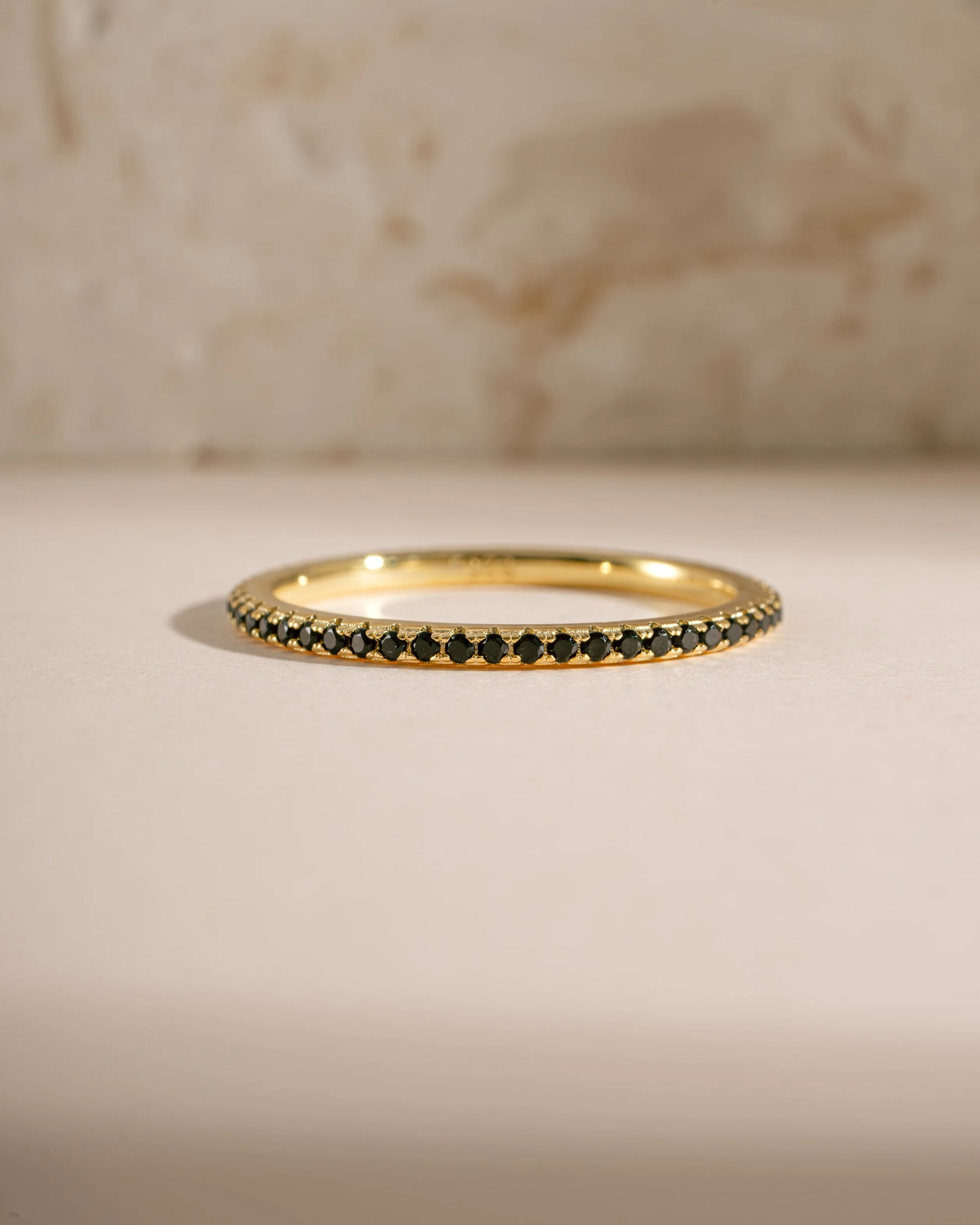 Black CZ Eternity Ring - Image 5
