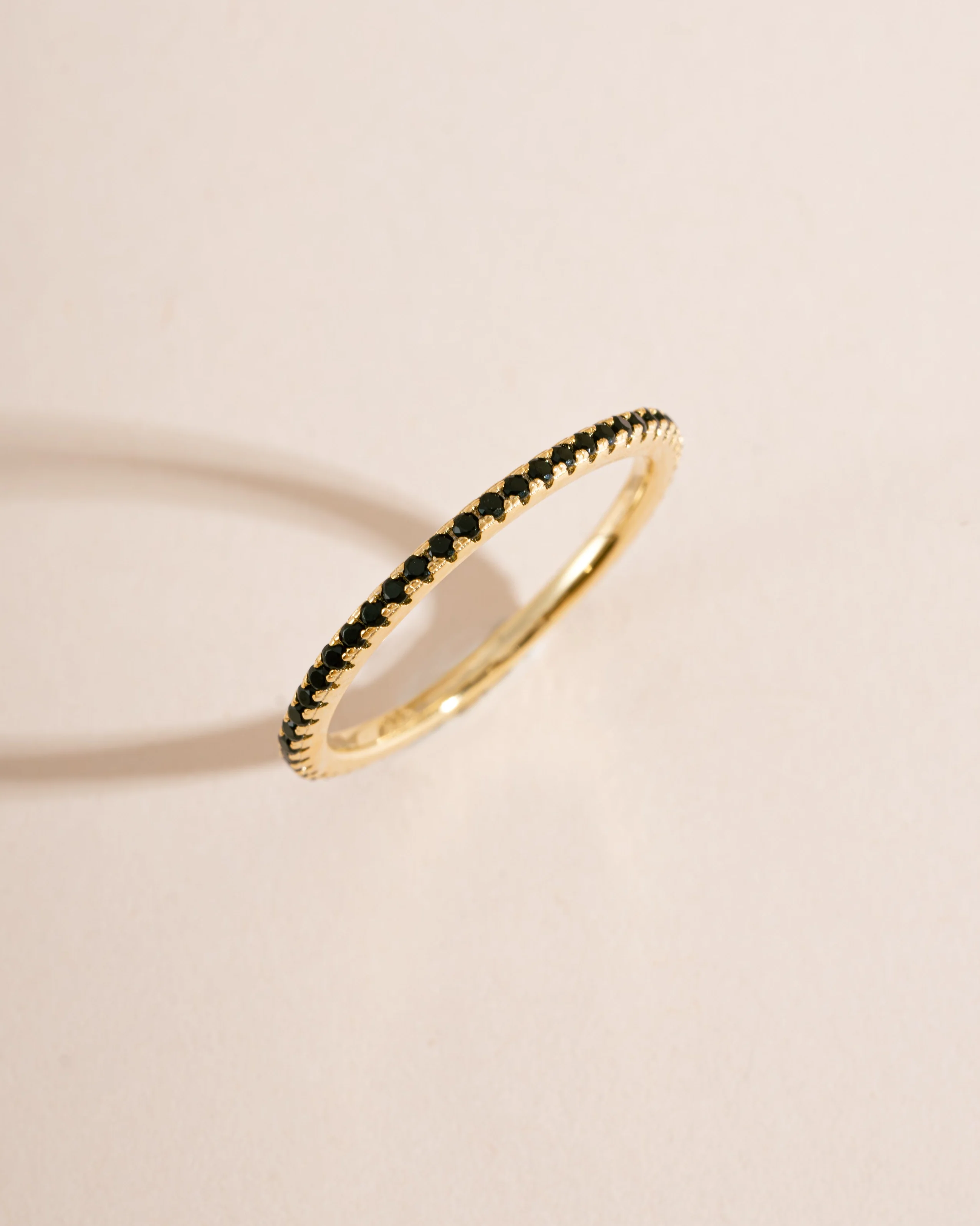 Black CZ Eternity Ring - Image 9