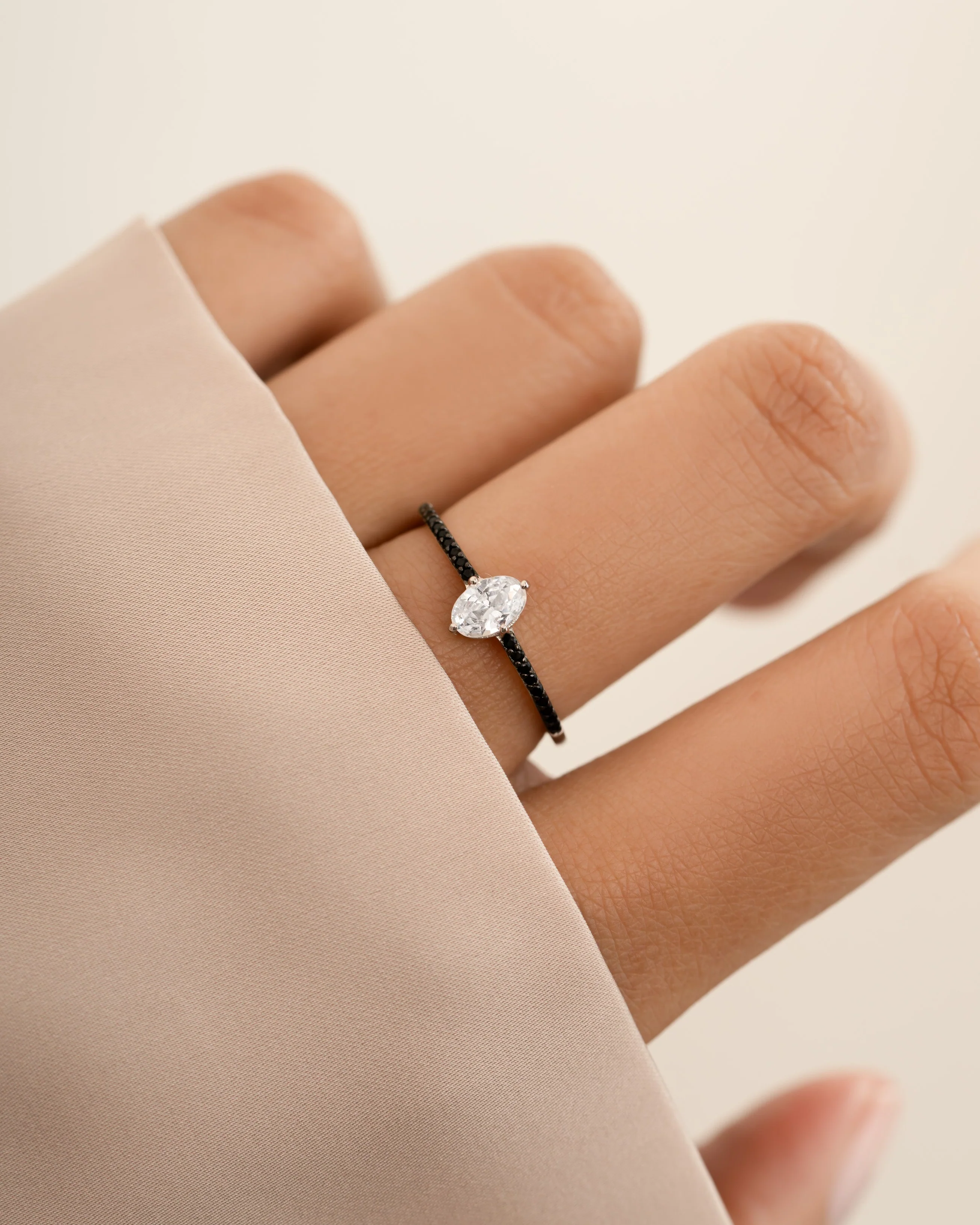 Black CZ Maddy II Ring - Image 4