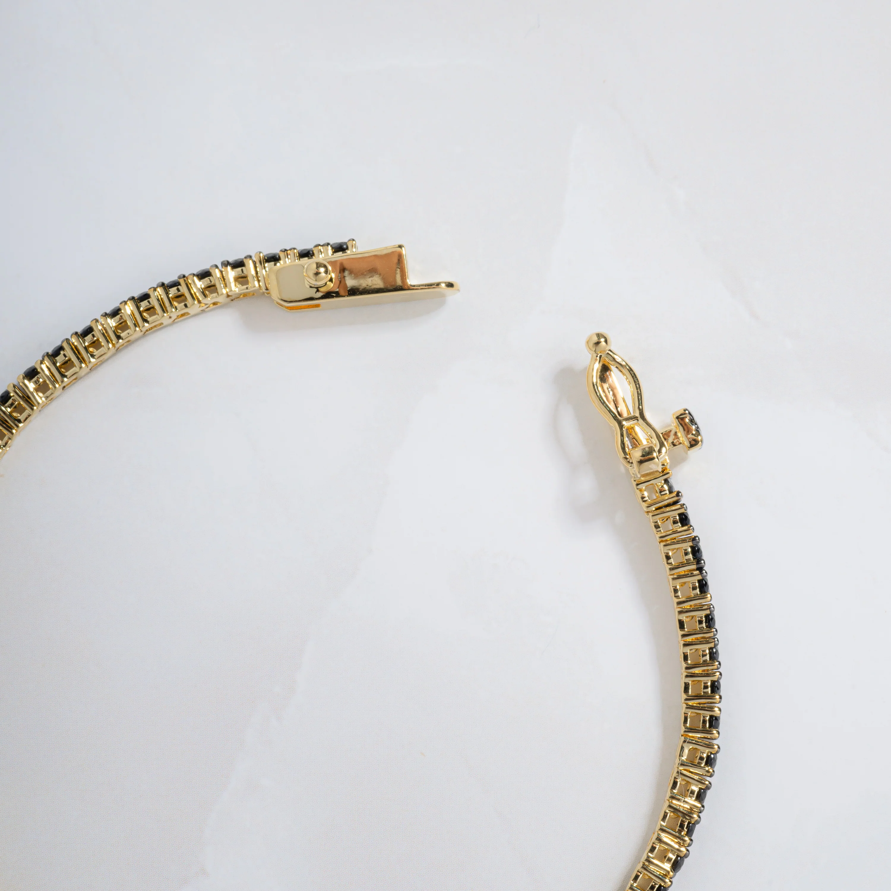Black Tennis Bracelet - Image 4