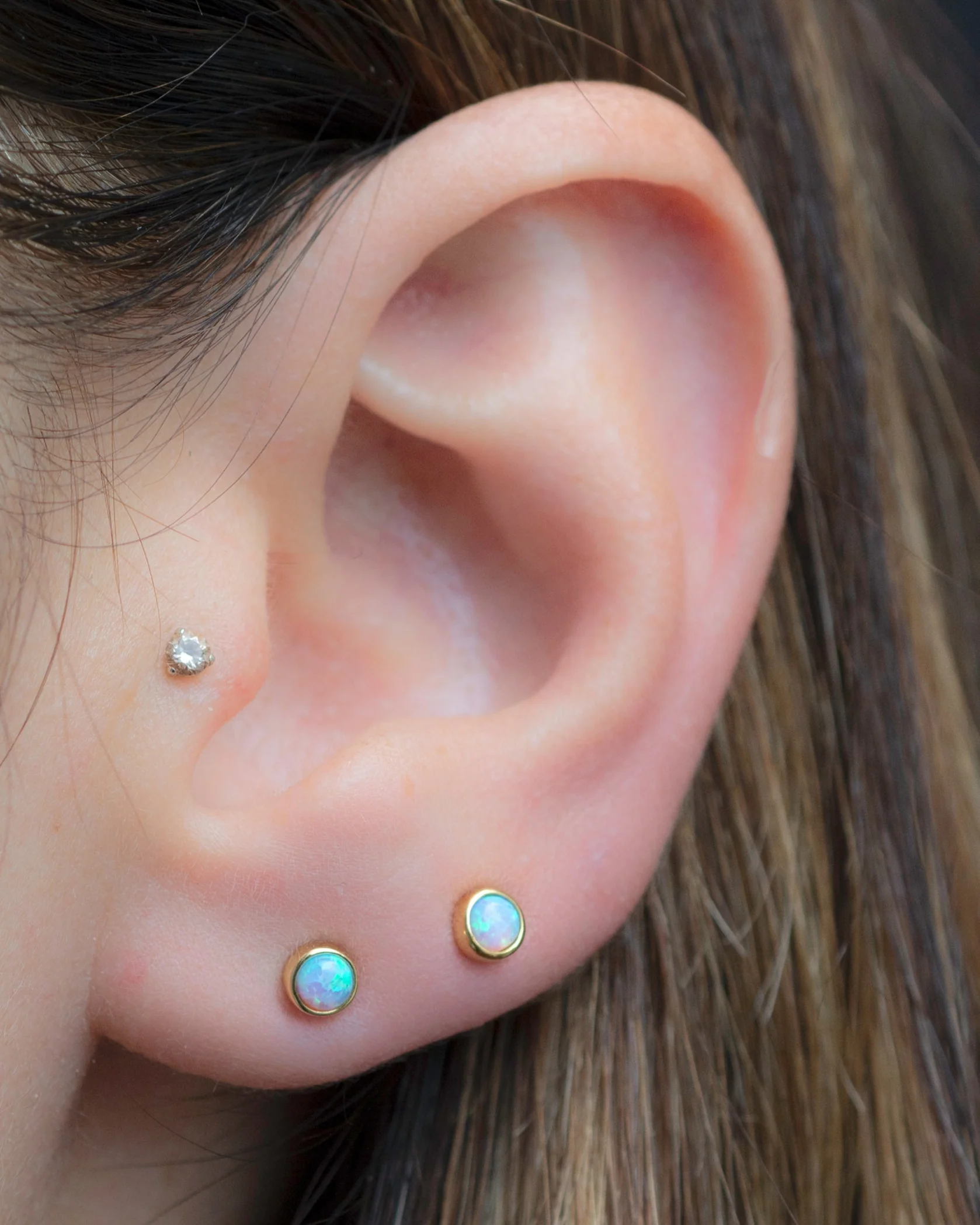 Blue Opal Studs - Image 2