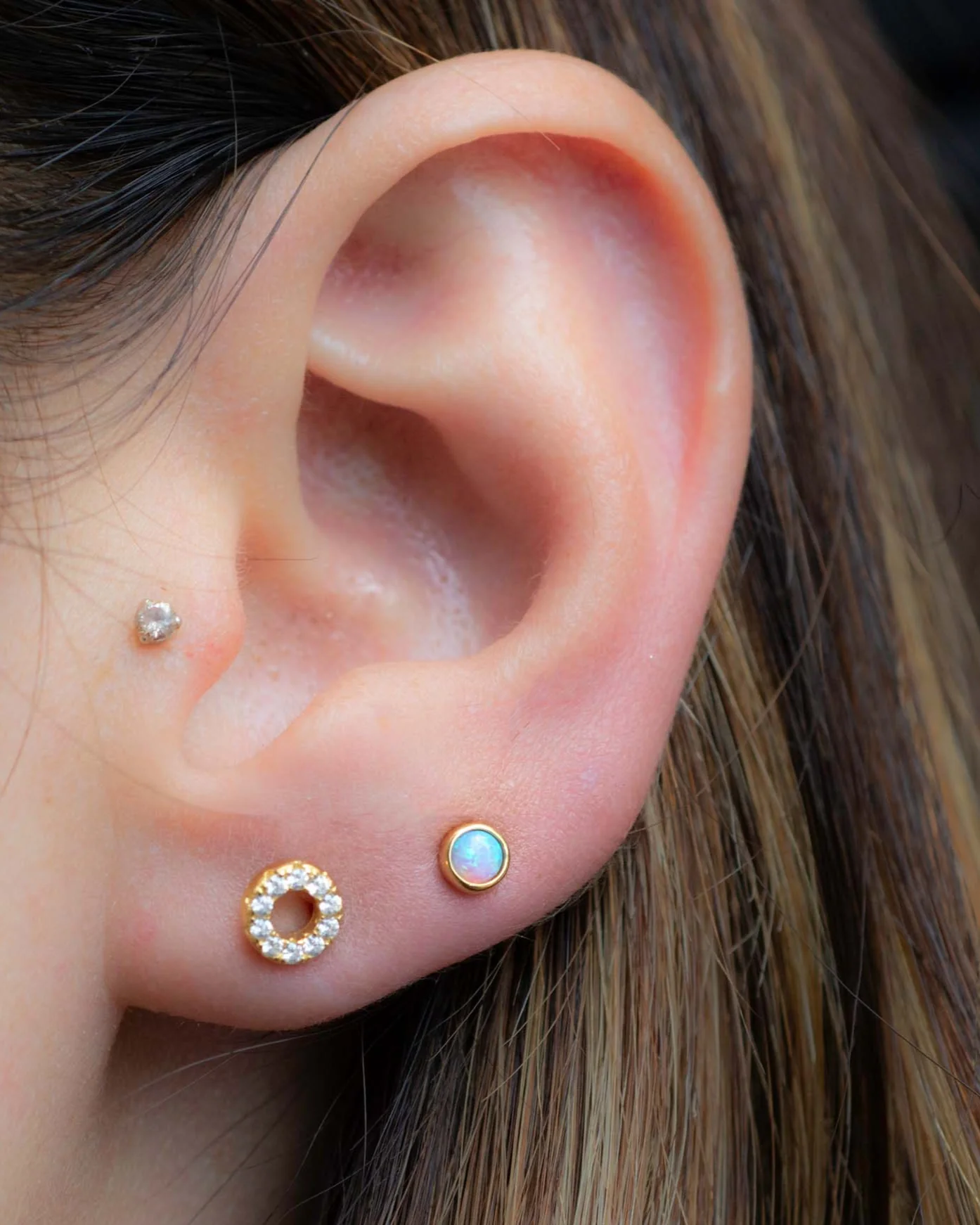 Blue Opal Studs - Image 4
