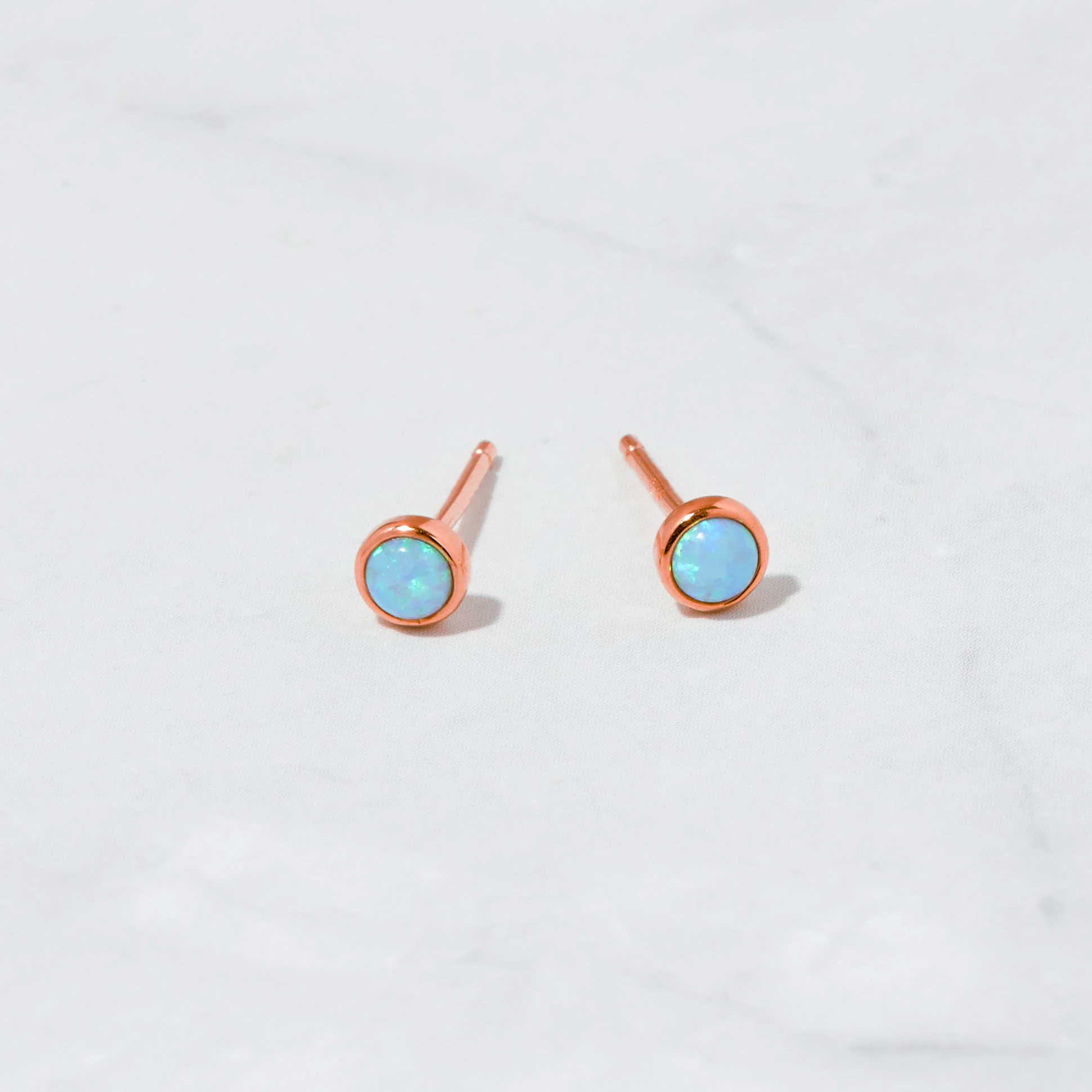Blue Opal Studs - Image 5