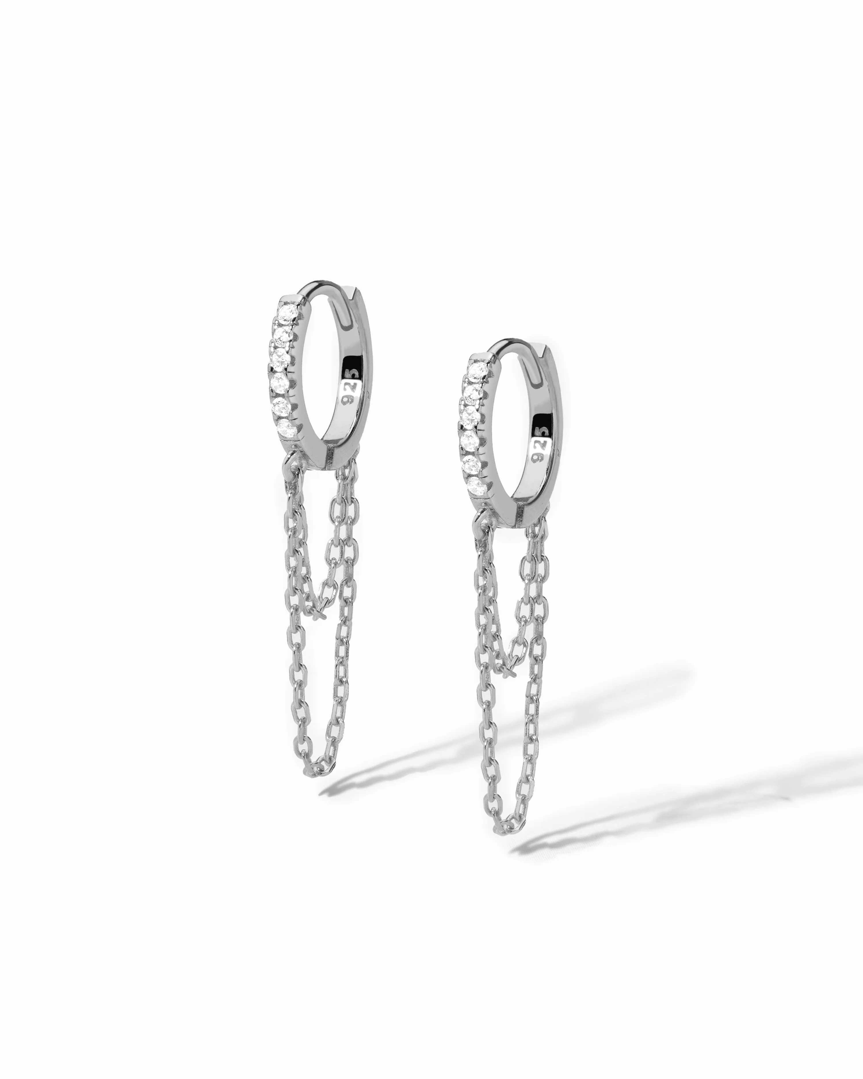 Chain Link Huggies - Image 8