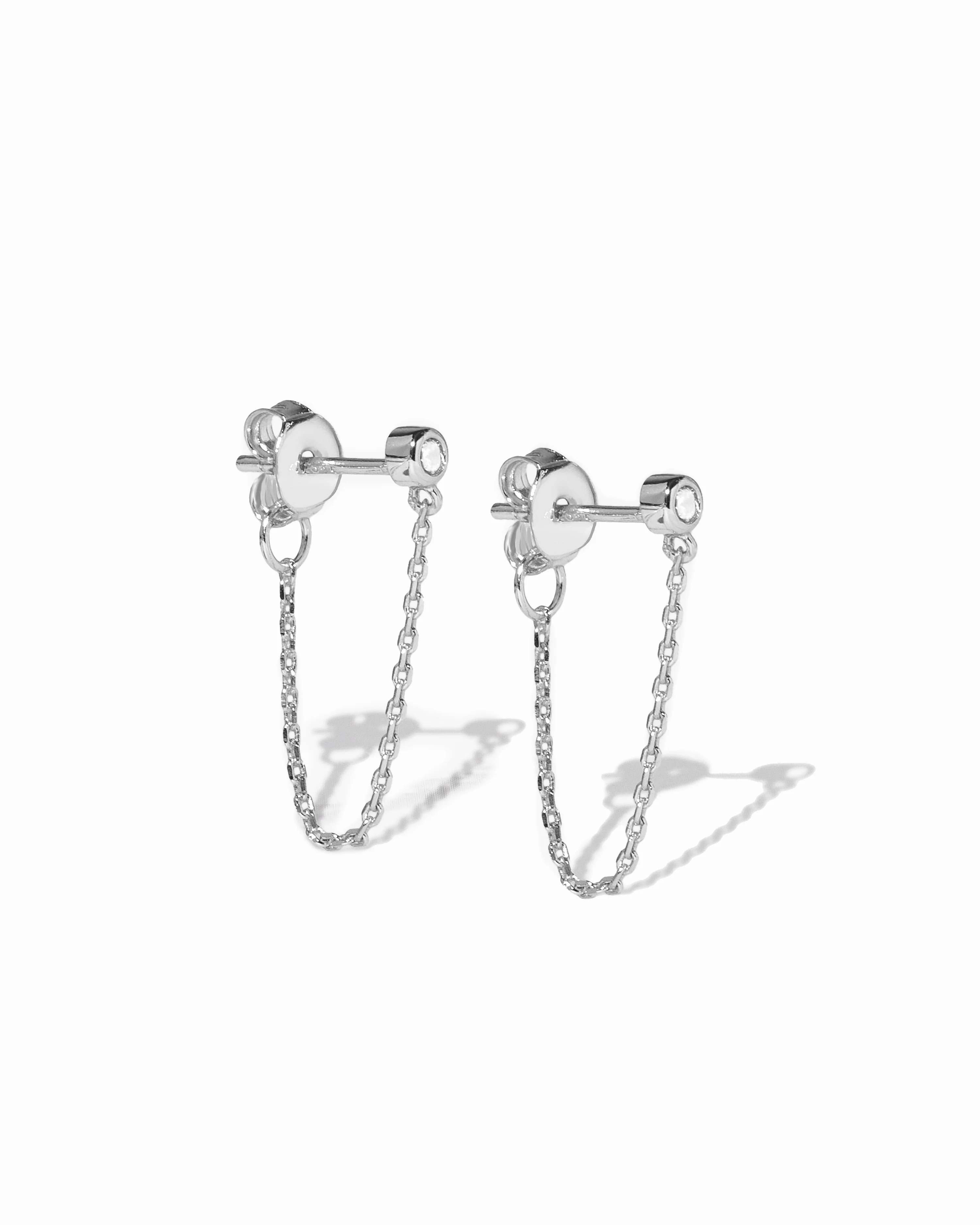 Chain Stud Earrings - Image 7