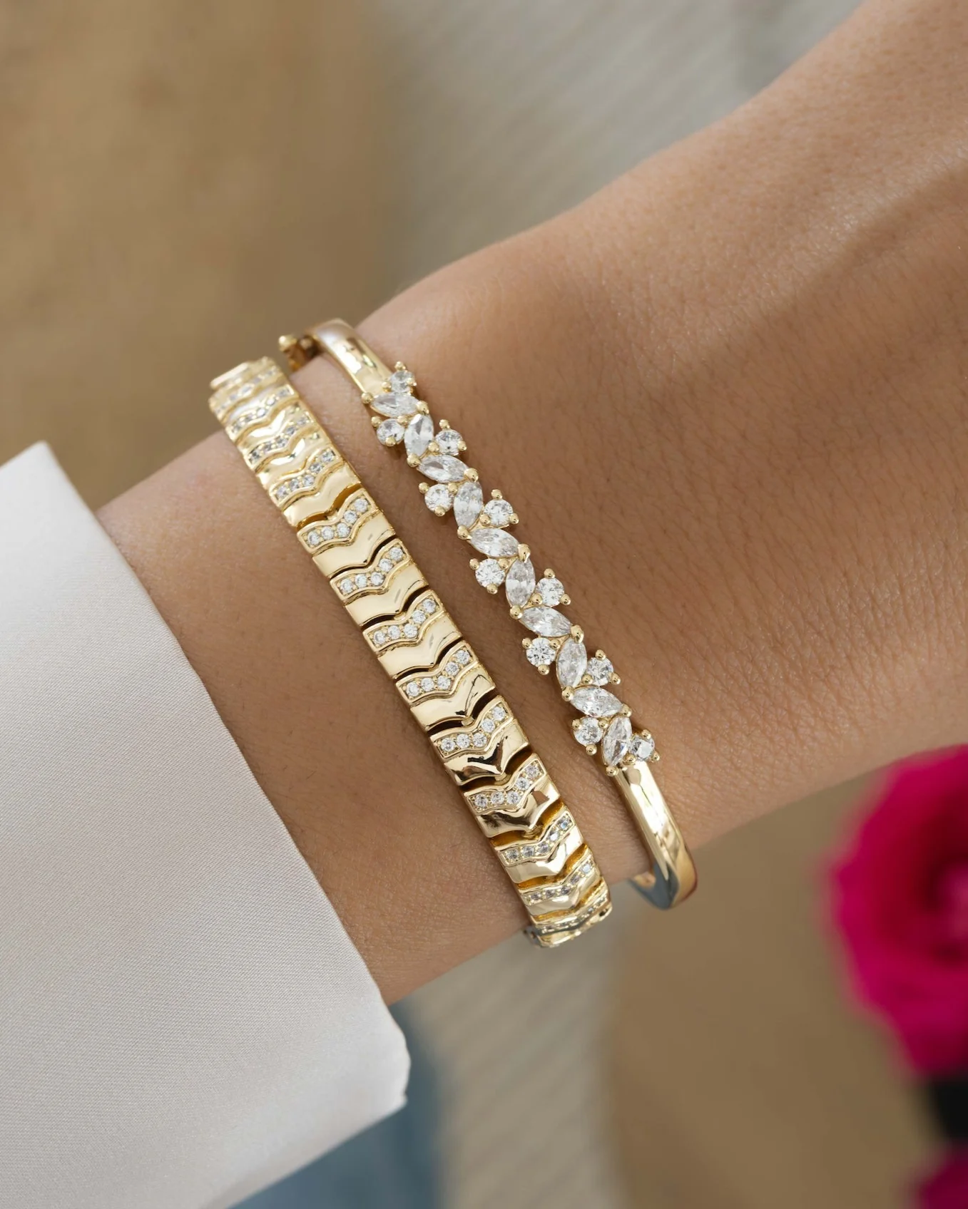 Chevron Chain Bracelet - Image 10