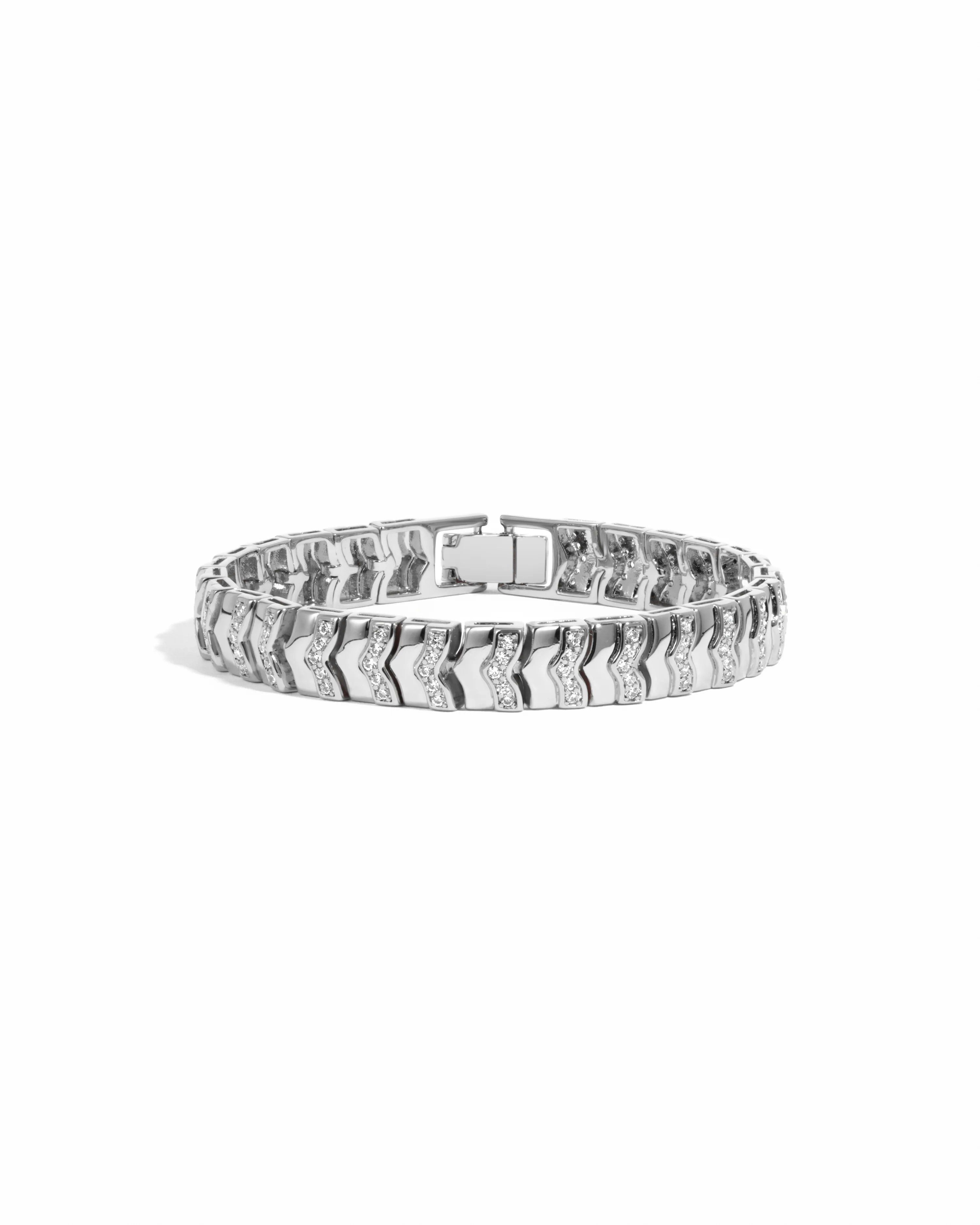 Chevron Chain Bracelet - Image 3