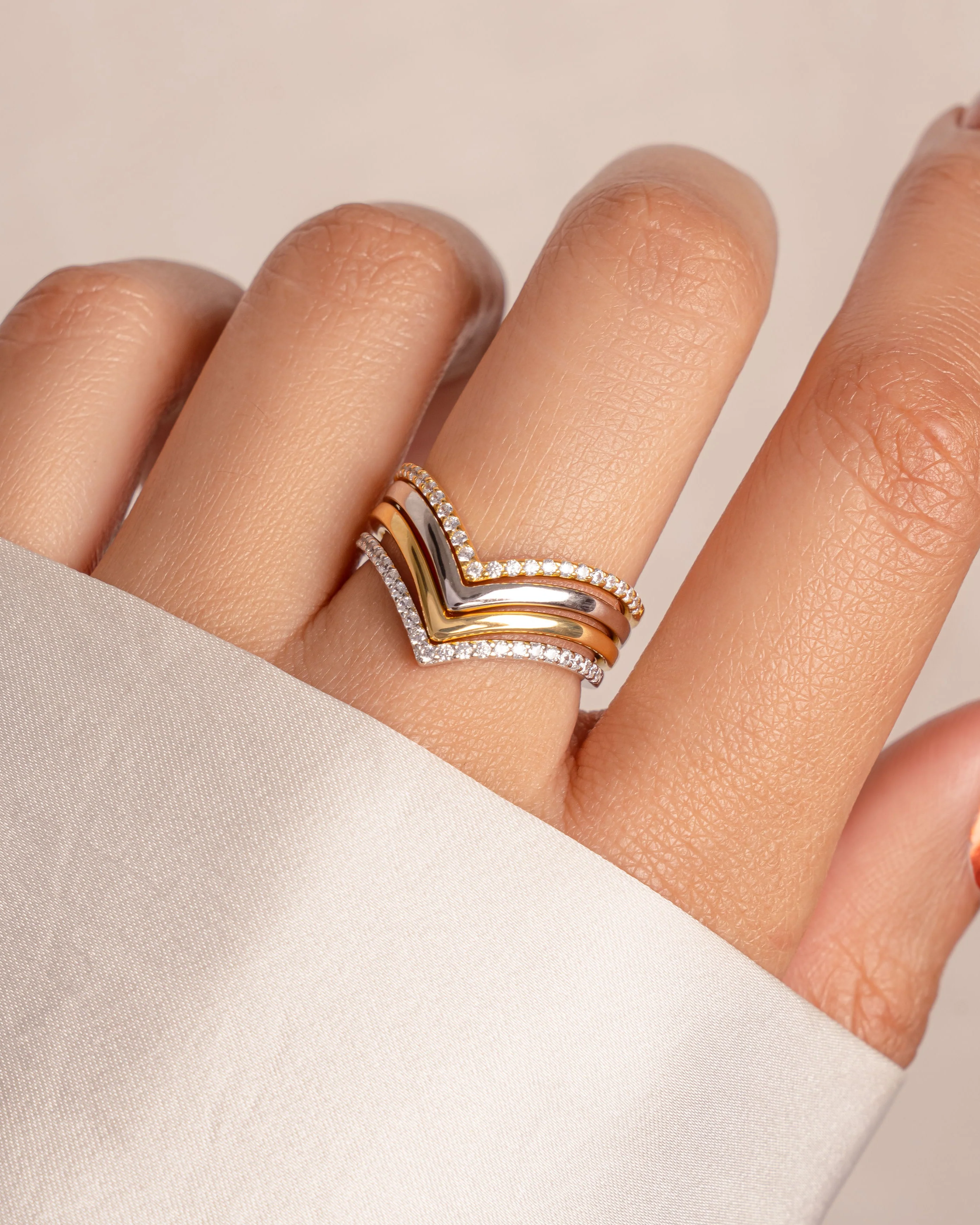Chevron Ring Set - Image 6