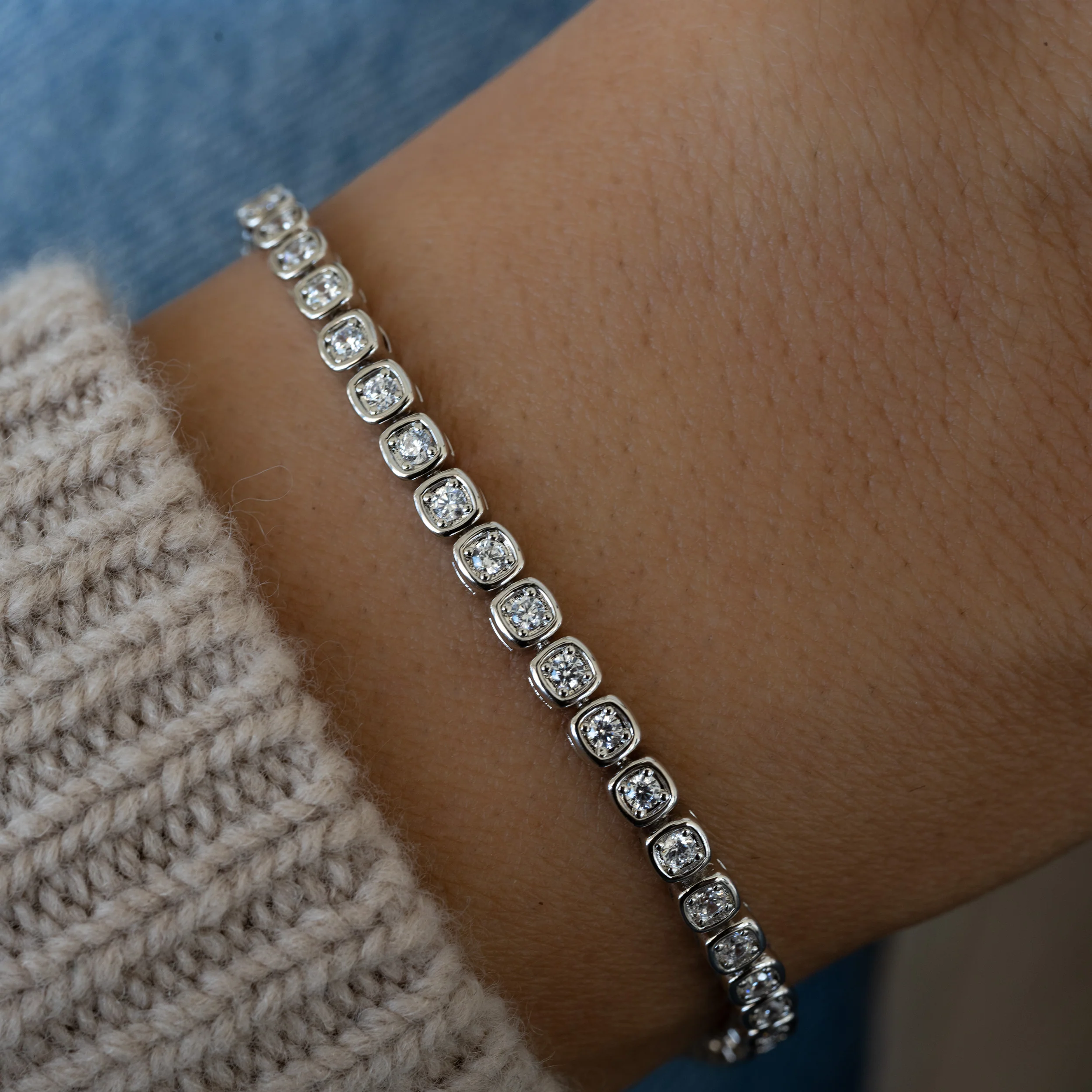 Chloe Tennis Bracelet - Image 4