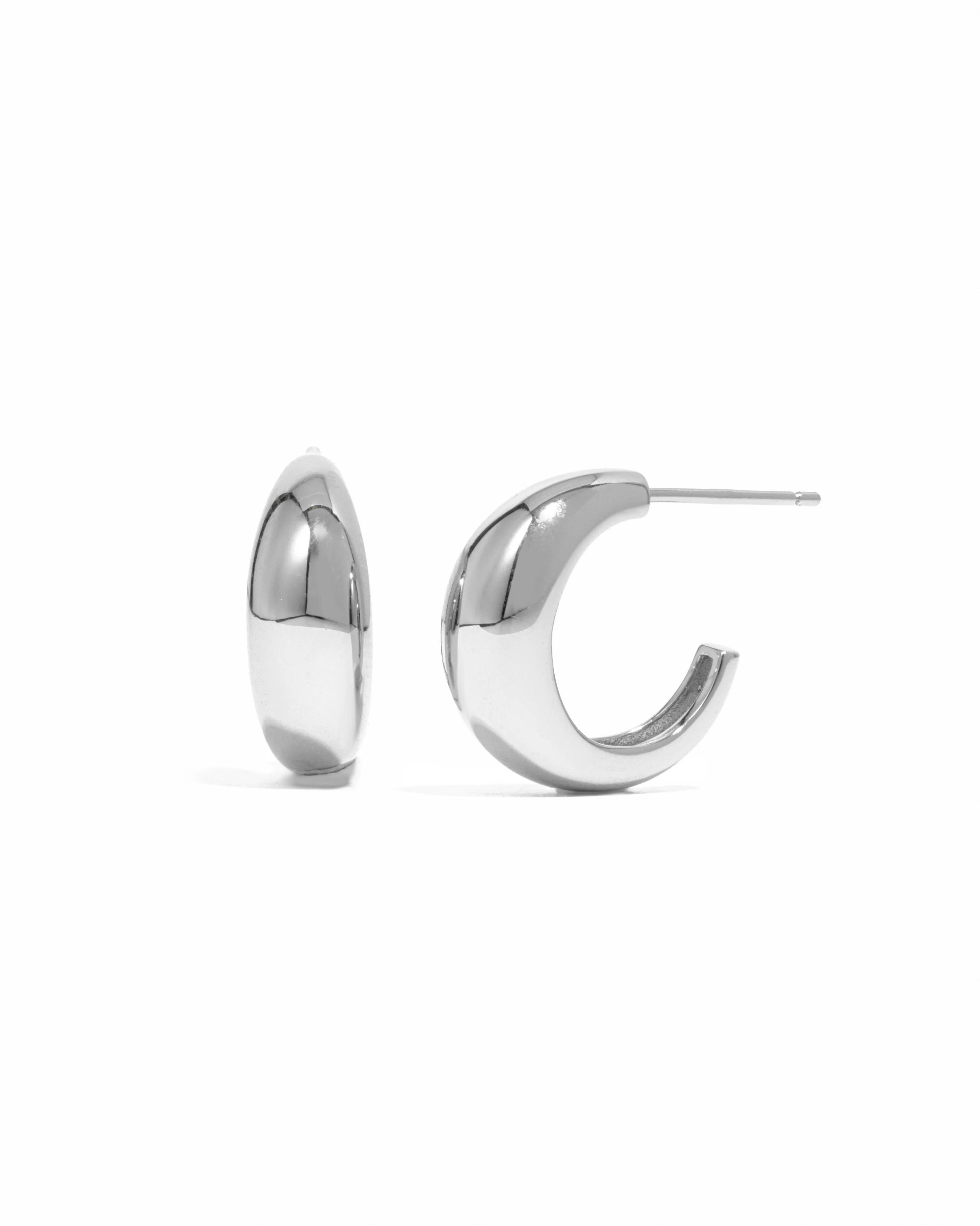 Chunky Hoop Earrings - Image 3