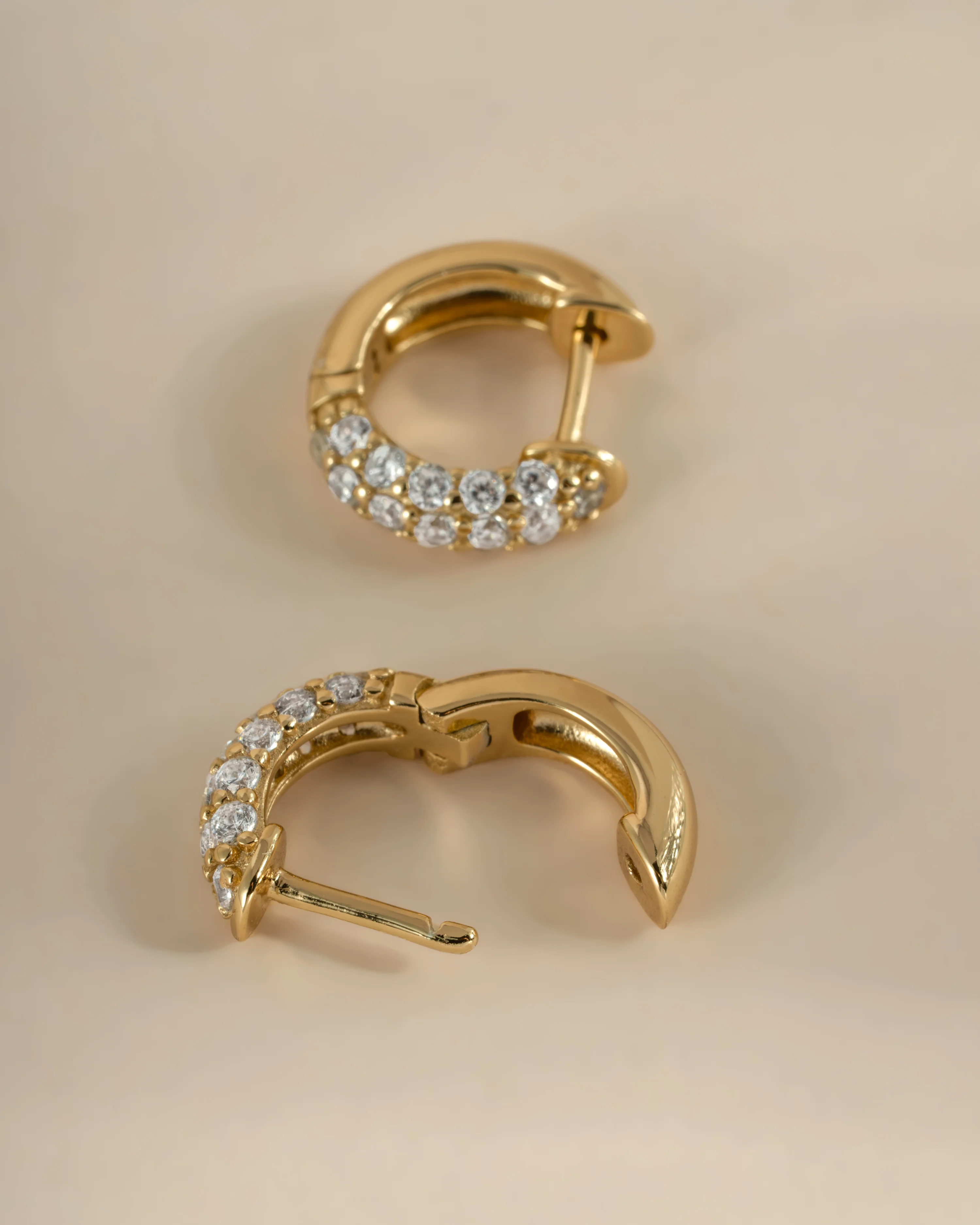 Chunky Pavé Huggies - Image 6