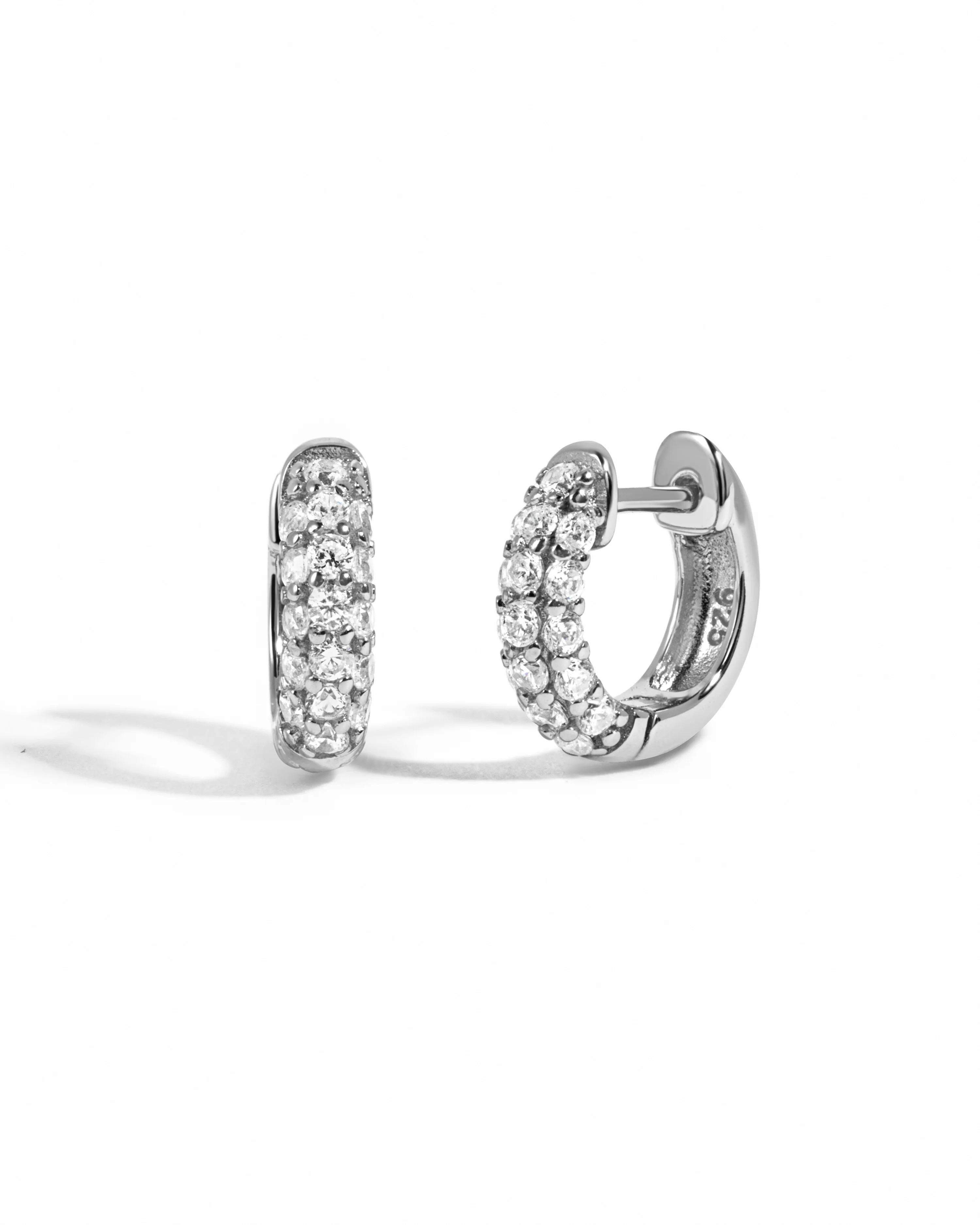 Chunky Pavé Huggies - Image 8