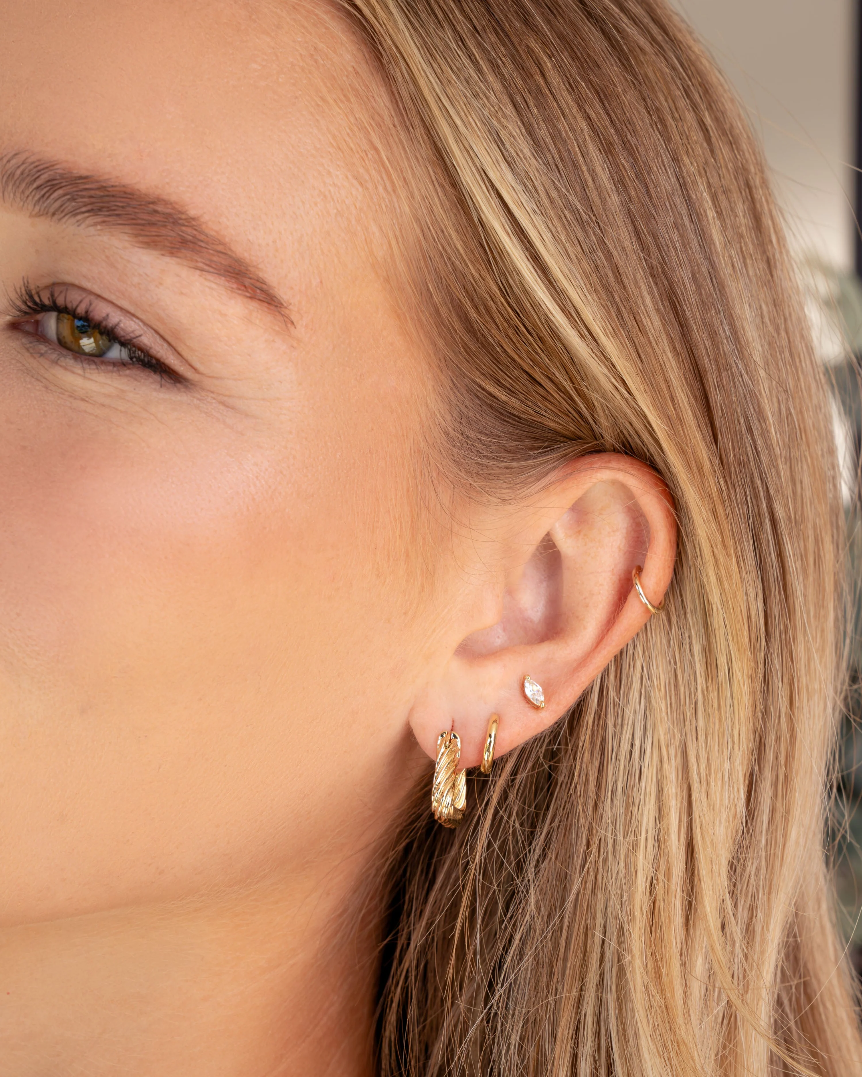 Chunky Triangle Hoops - Image 6