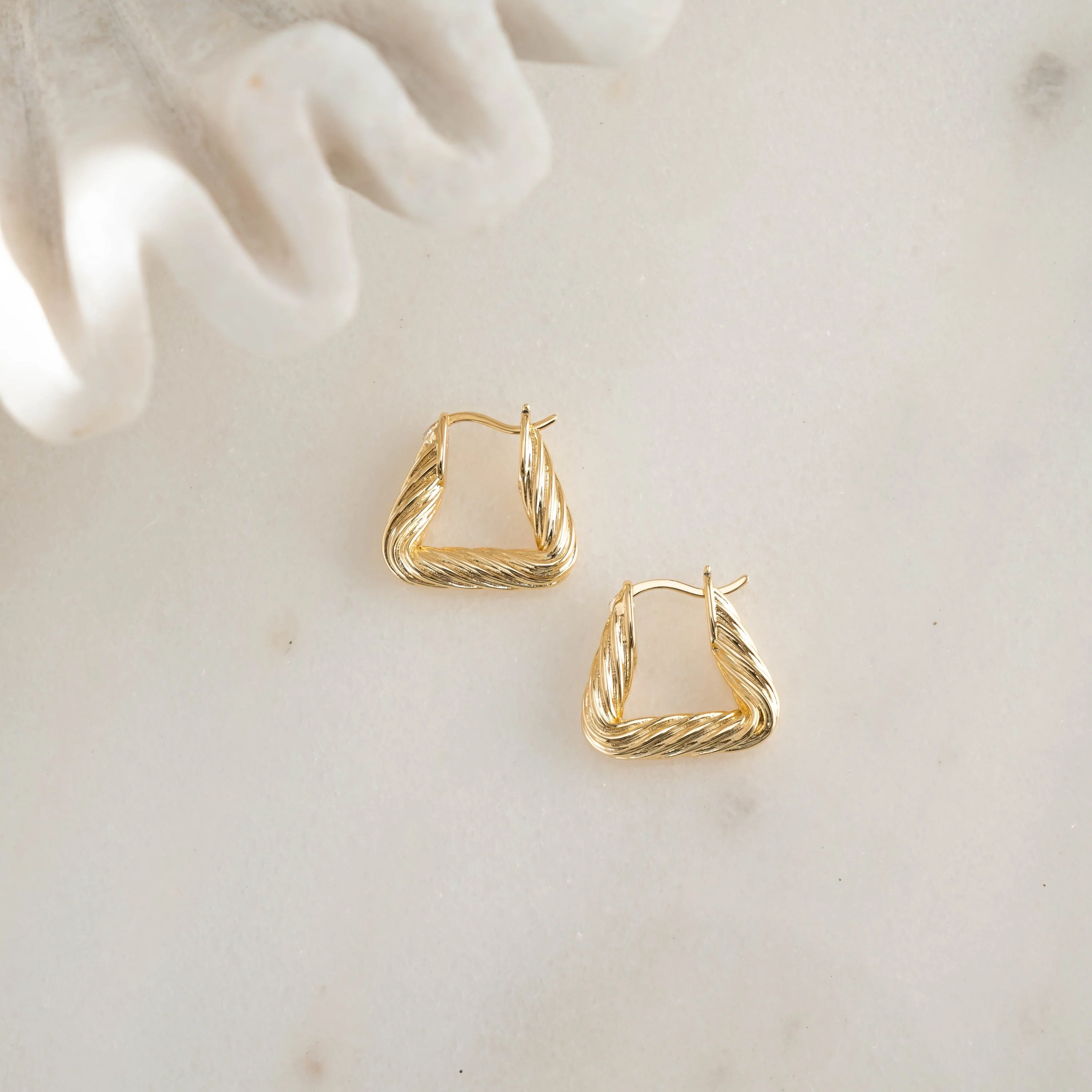 Chunky Triangle Hoops - Image 9