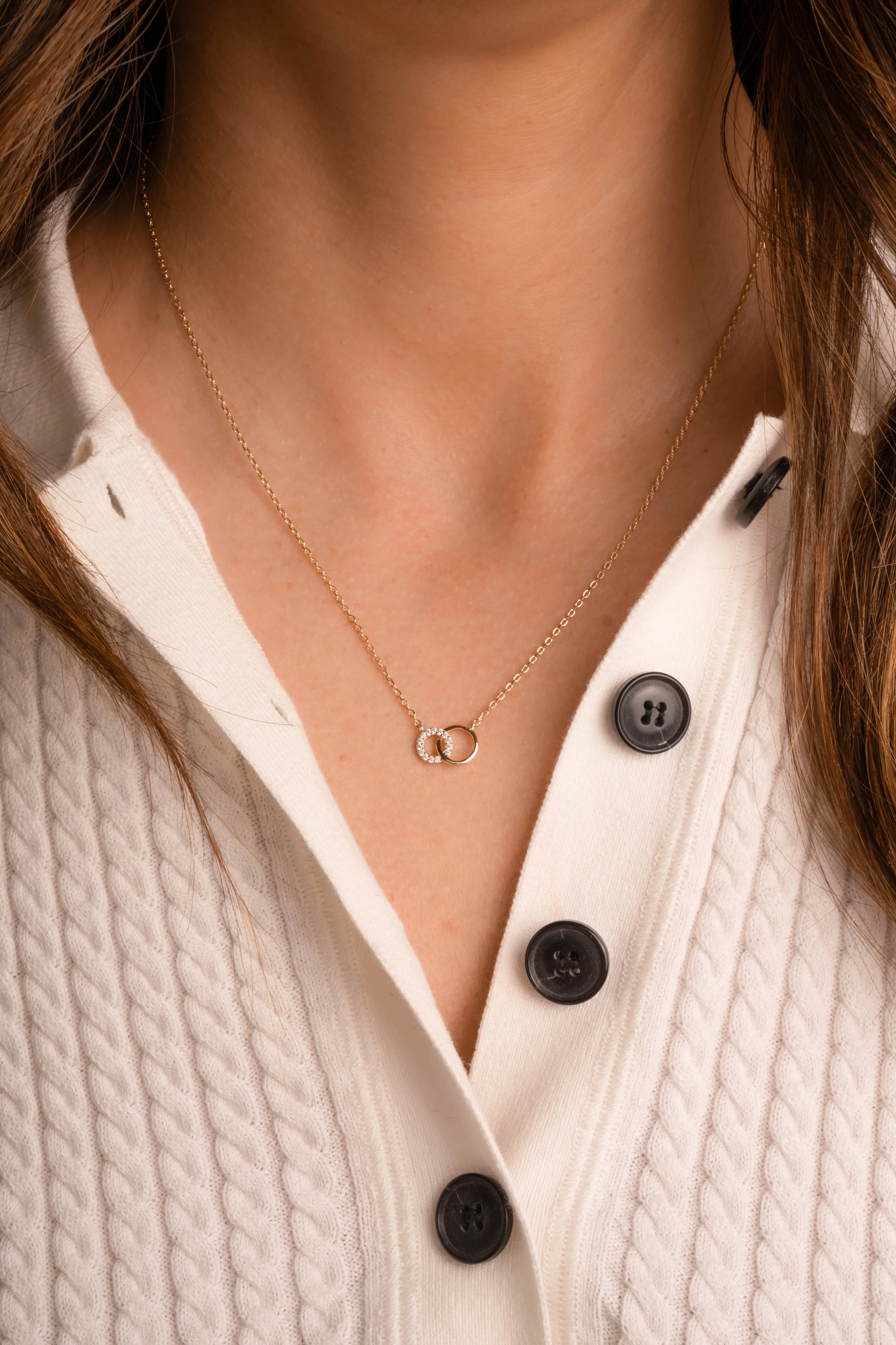 Circle Link Necklace - Image 2