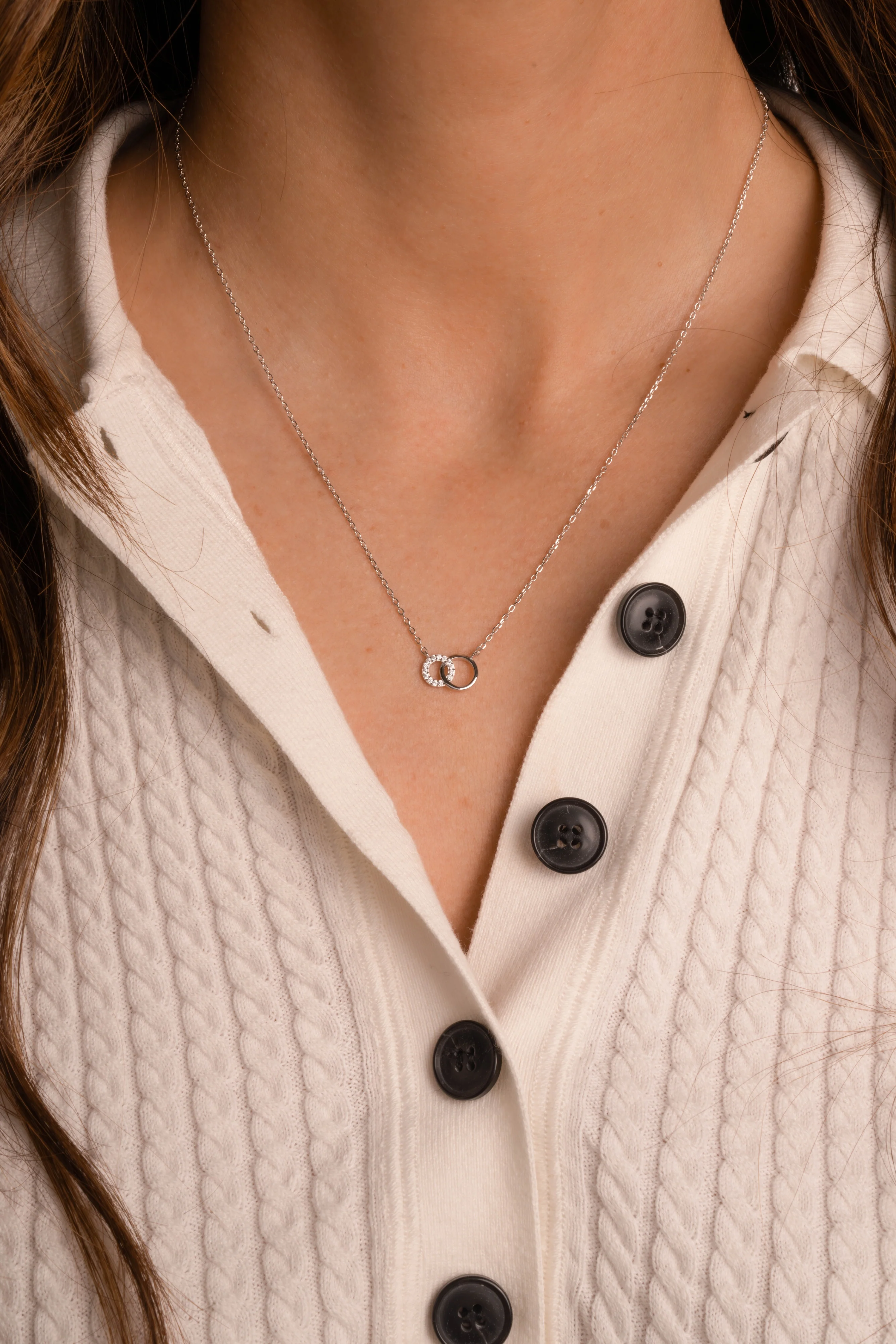 Circle Link Necklace - Image 4
