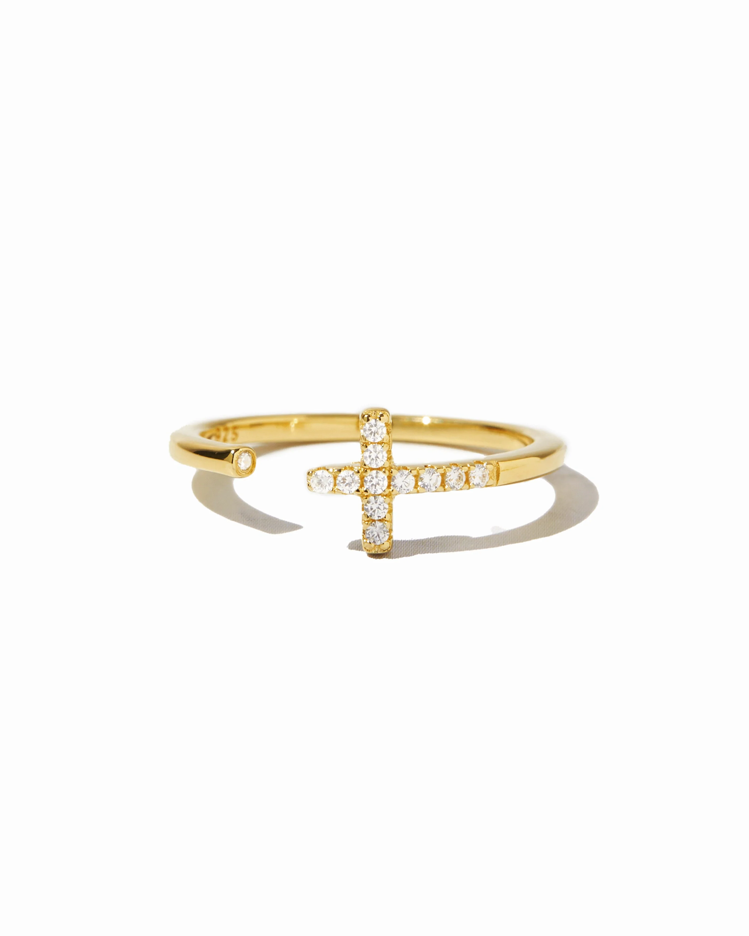 Cross Open Cuff Ring