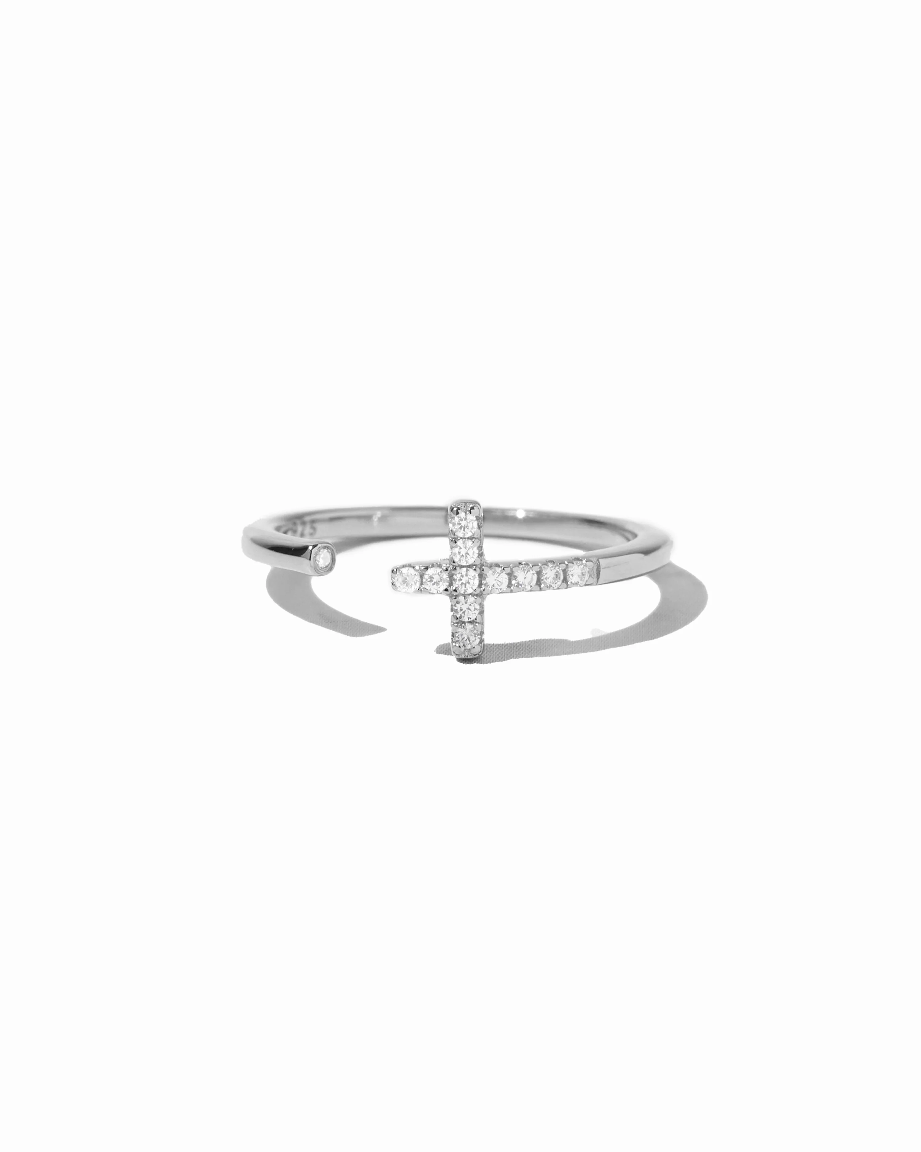 Cross Open Cuff Ring - Image 9