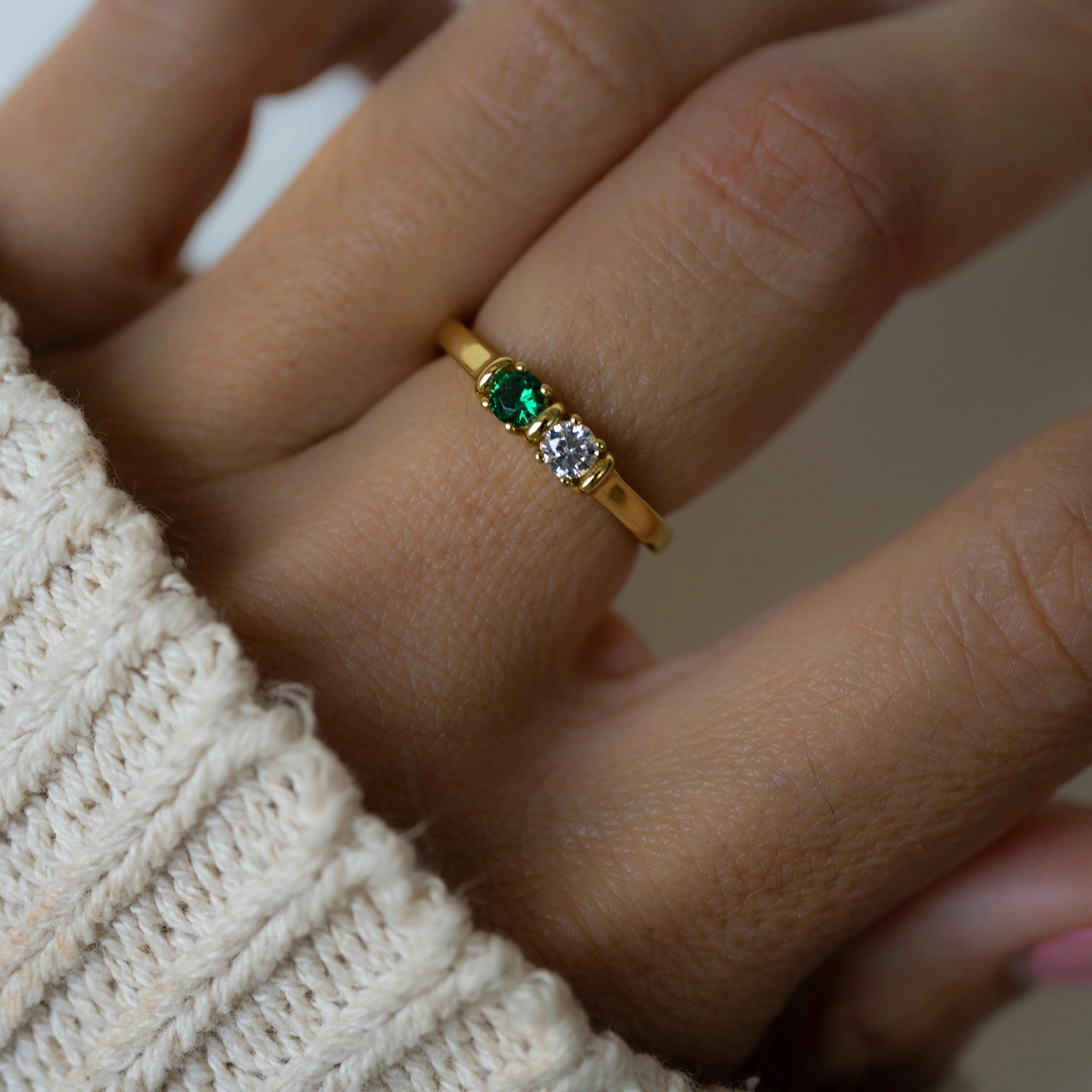 Custom Birthstone Ring - Image 4