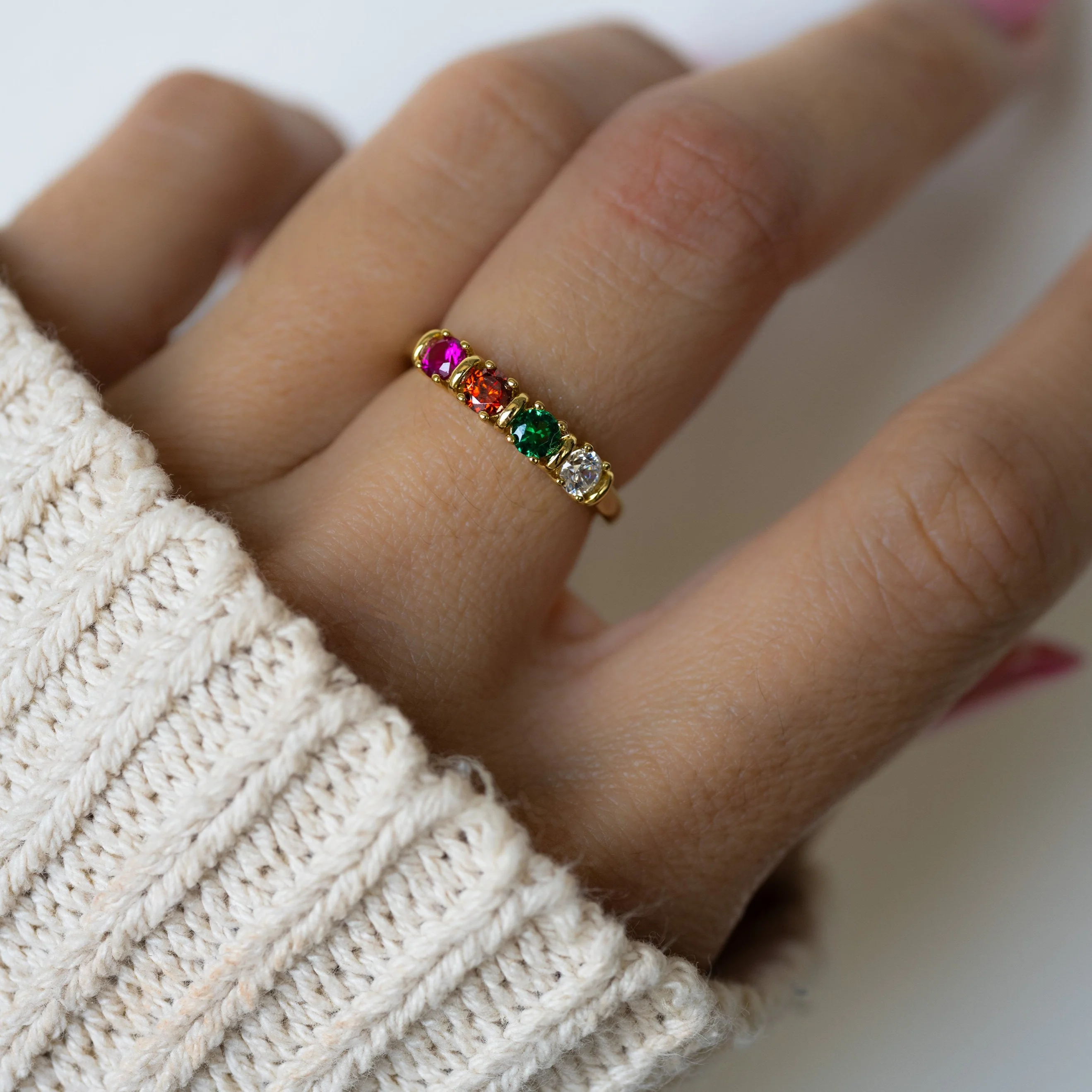 Custom Birthstone Ring - Image 7