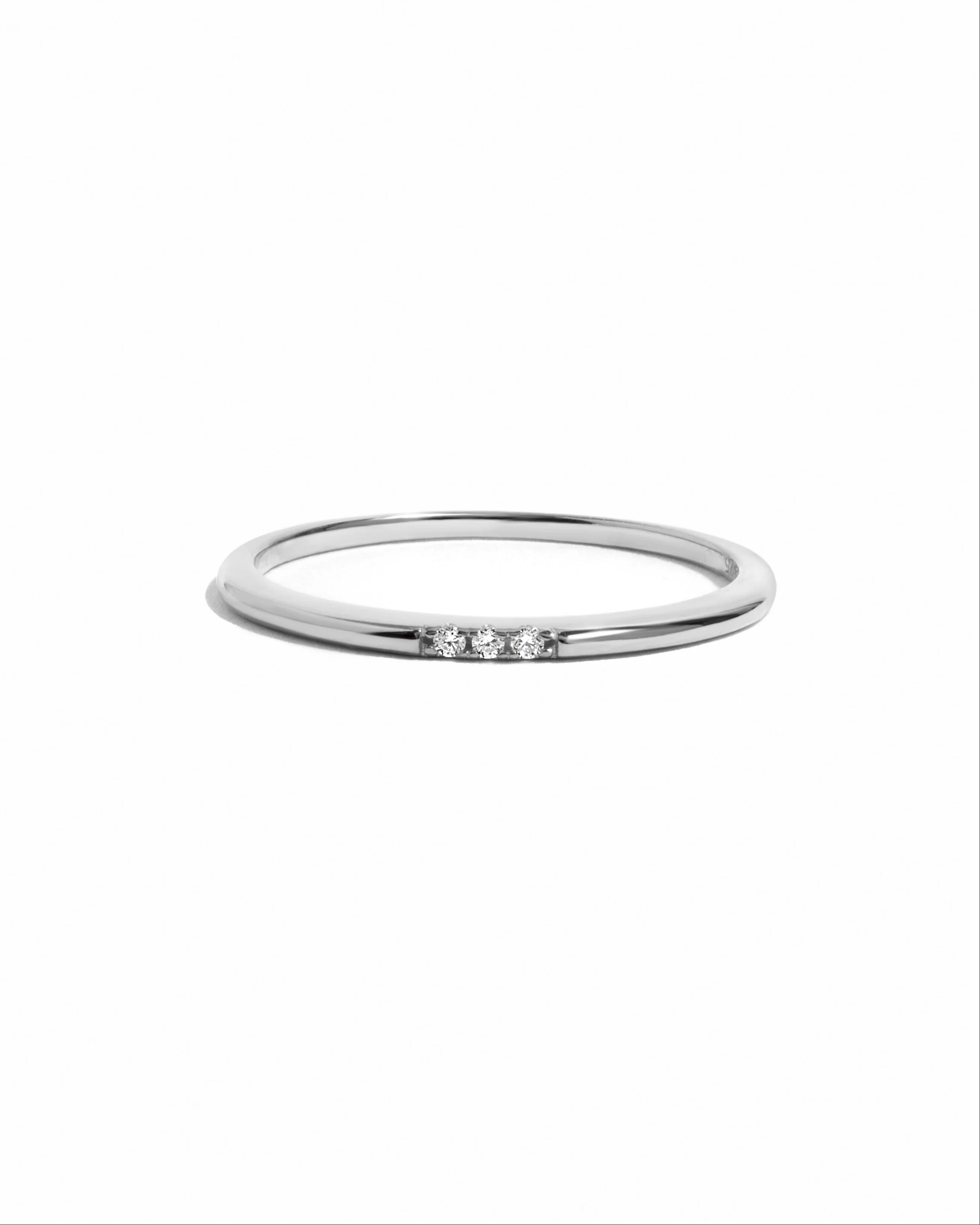 CZ 3 Stone Diamond Ring - Image 10