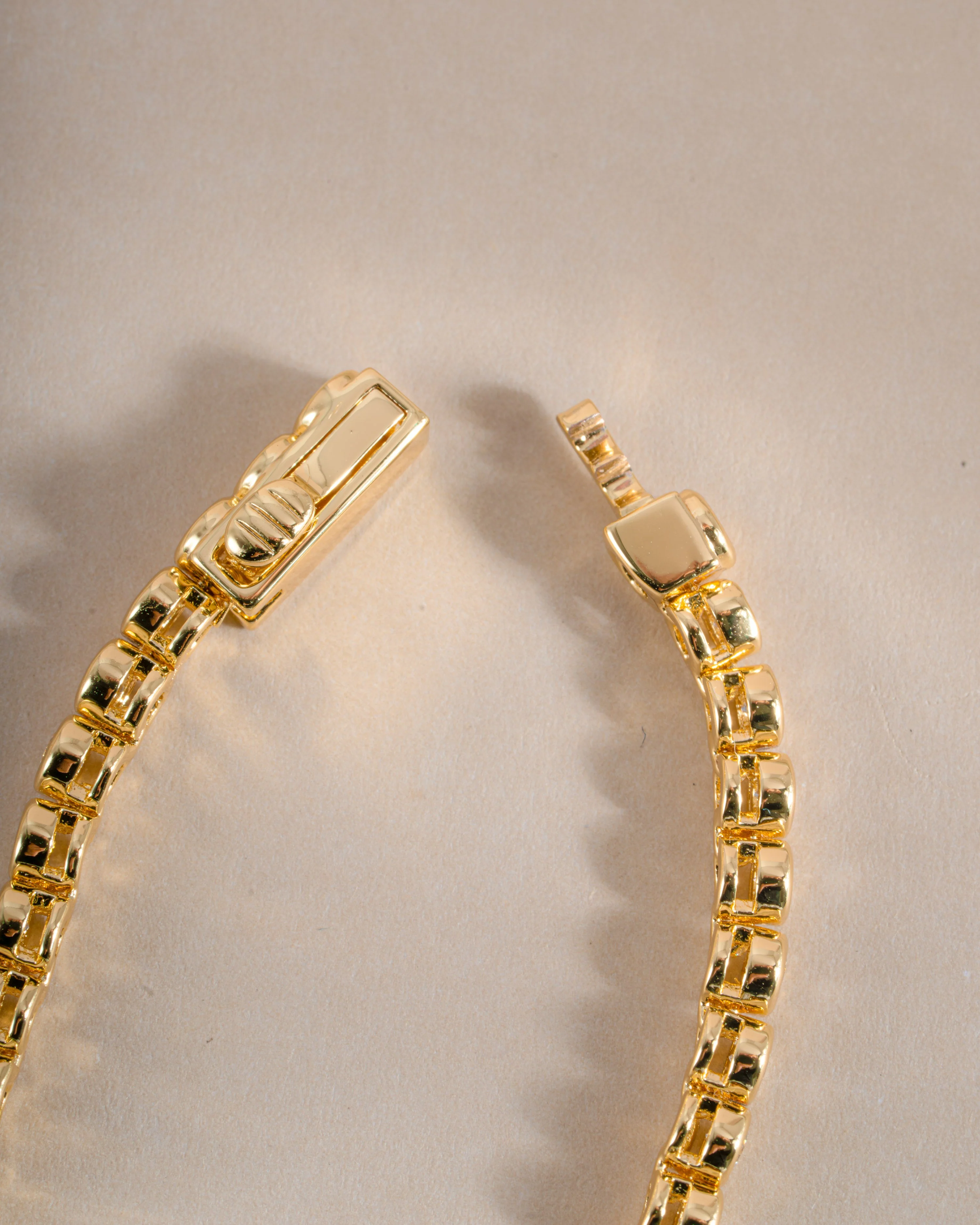 CZ Baguette Rounded Tennis Bracelet - Image 5