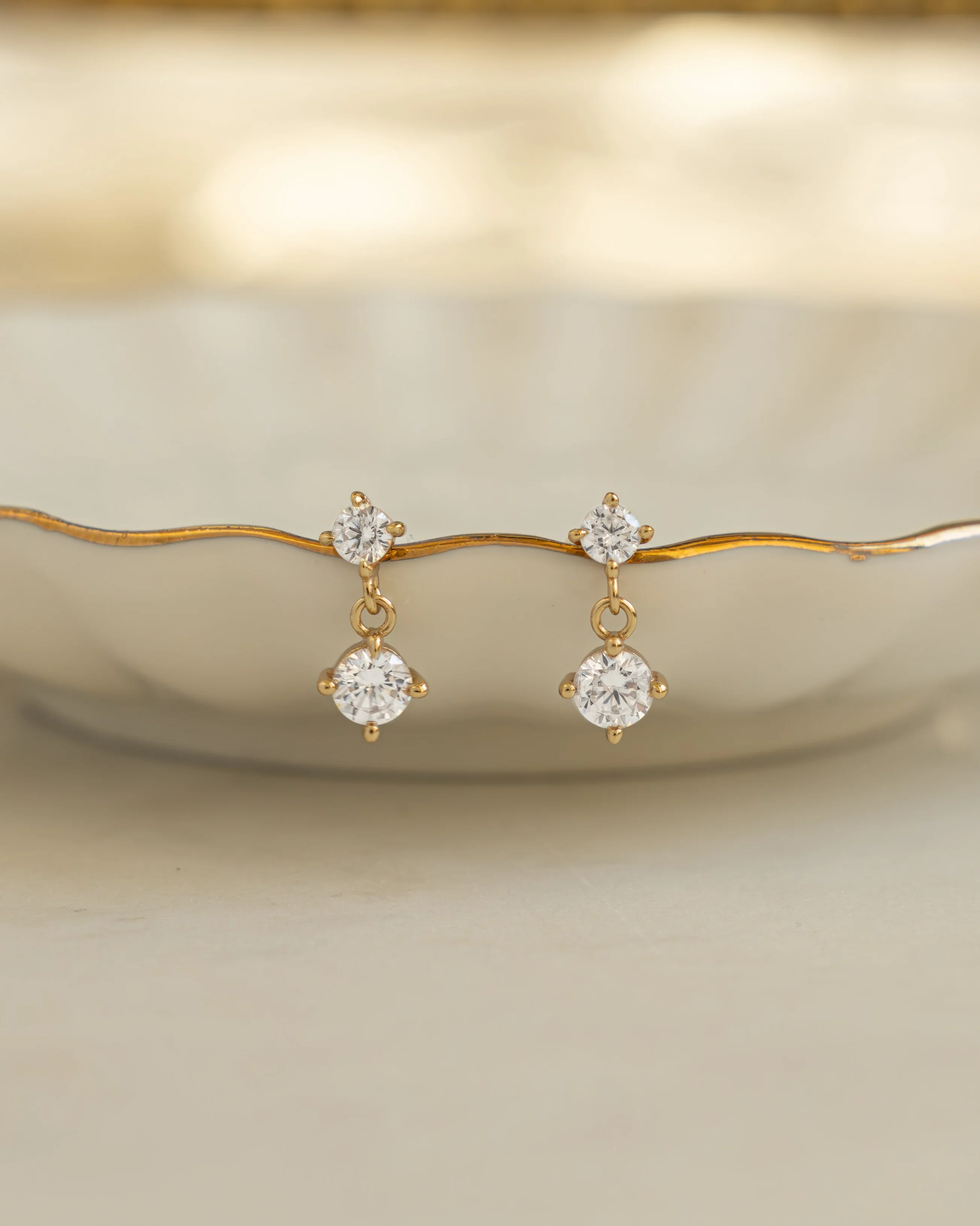 CZ Charm Studs - Image 5