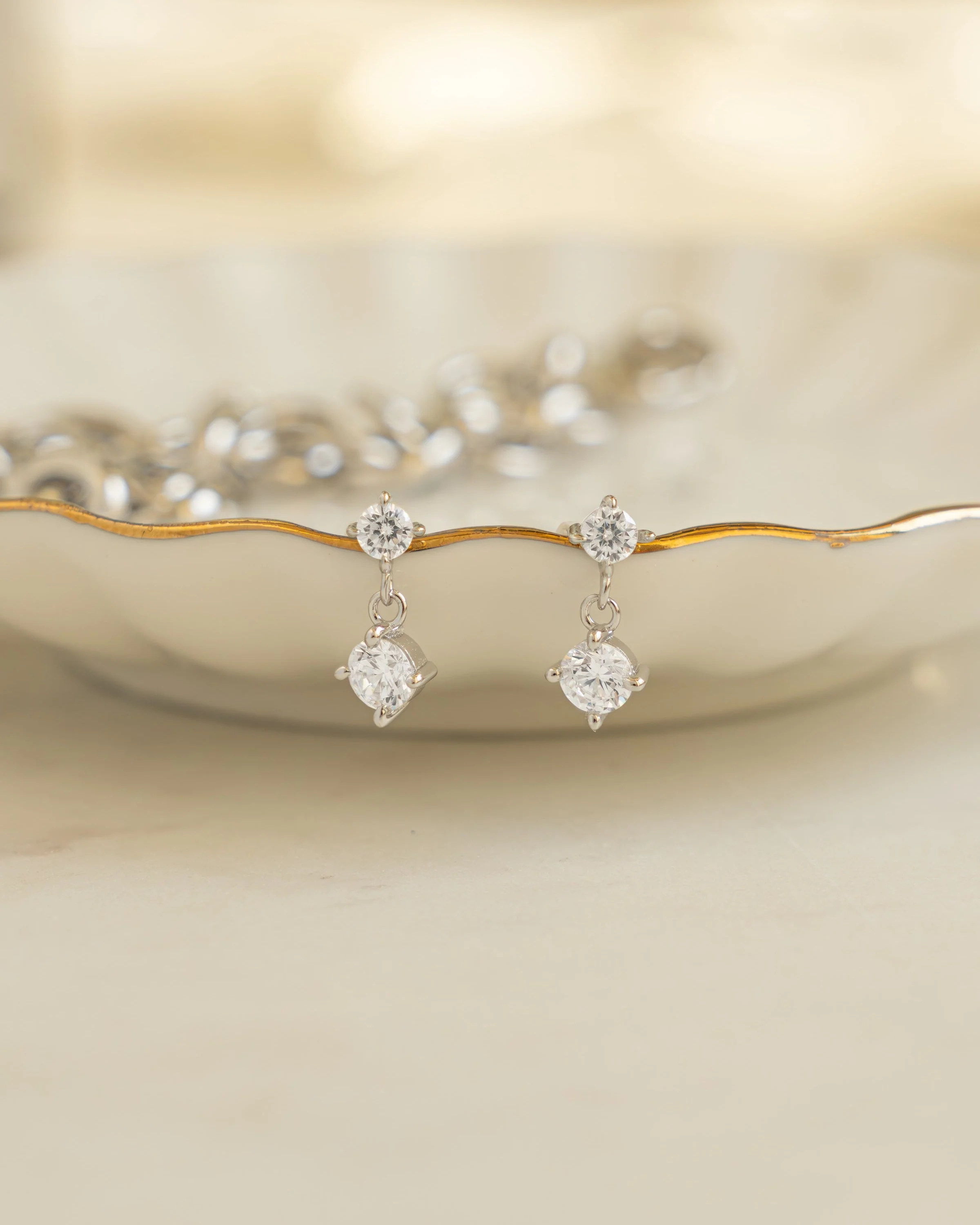 CZ Charm Studs - Image 7