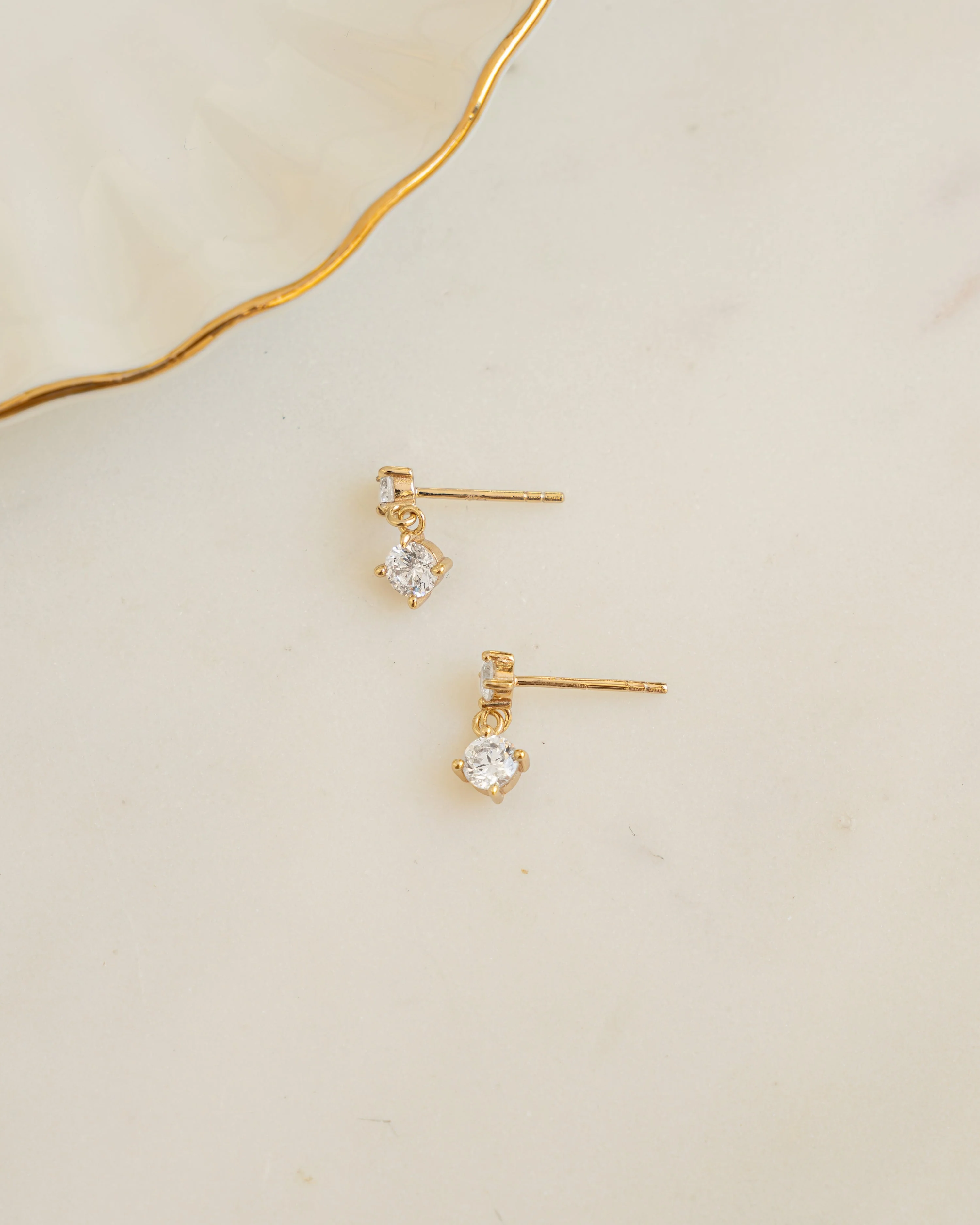 CZ Charm Studs - Image 8