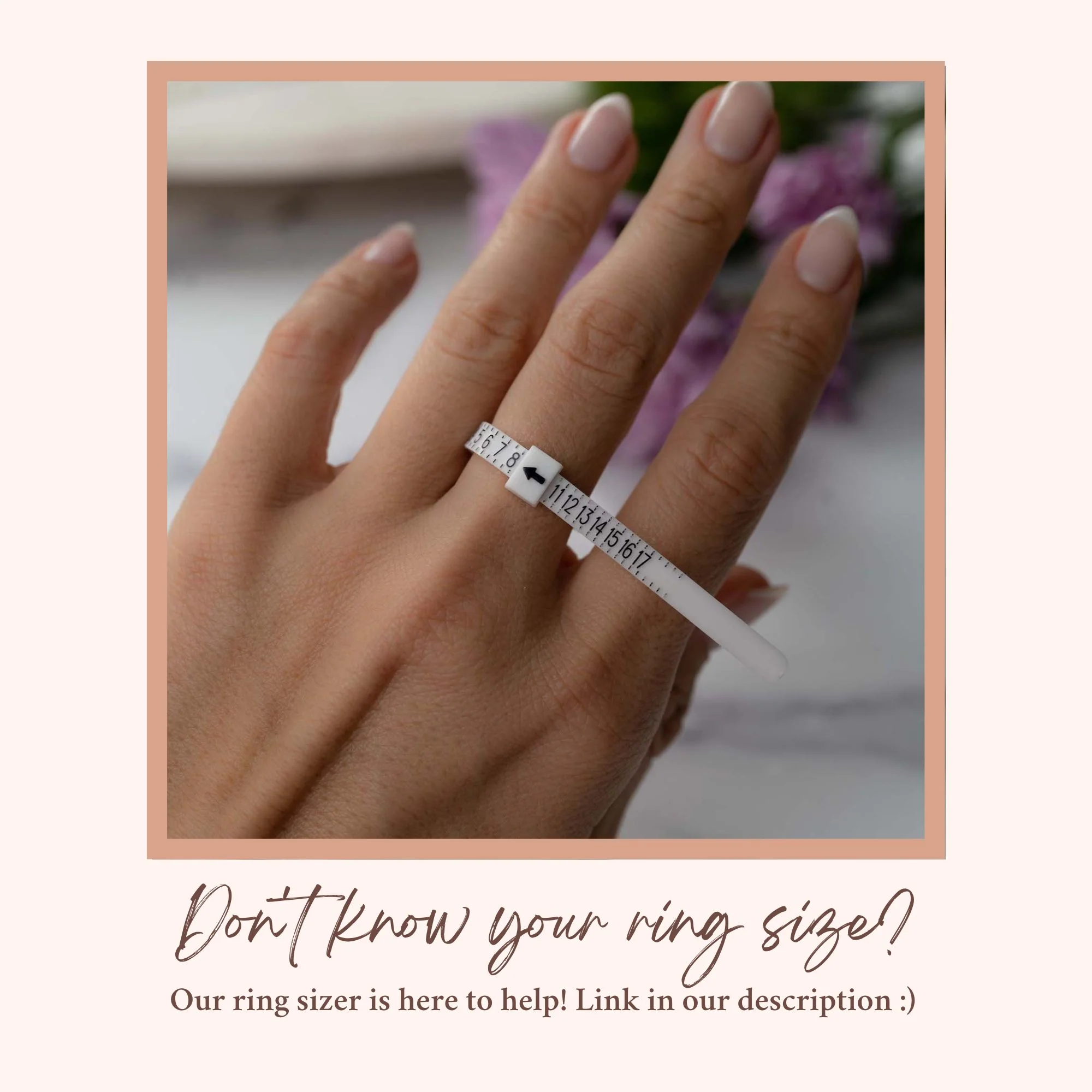 CZ Croissant Ring - Image 4