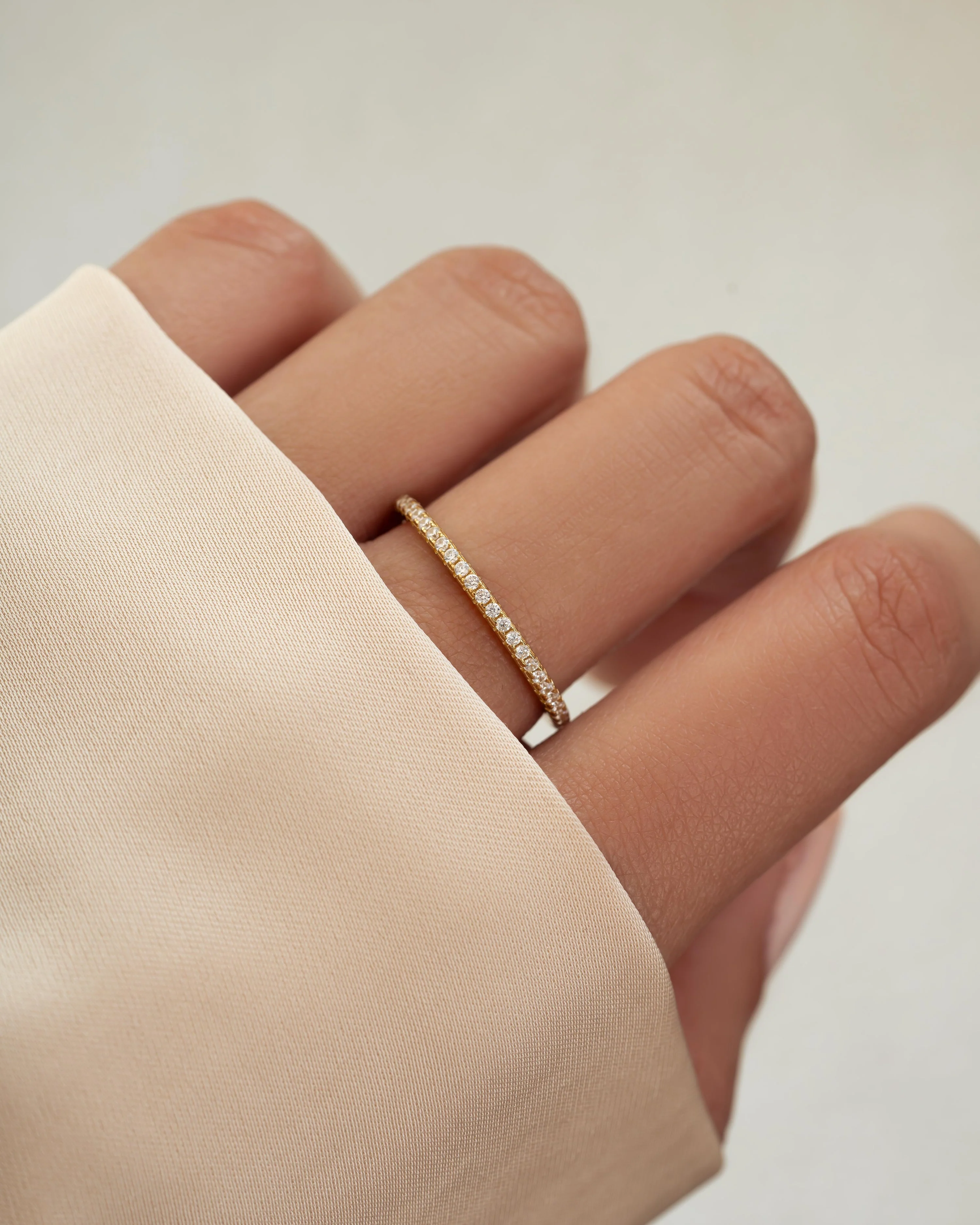 CZ Eternity Ring - Image 2
