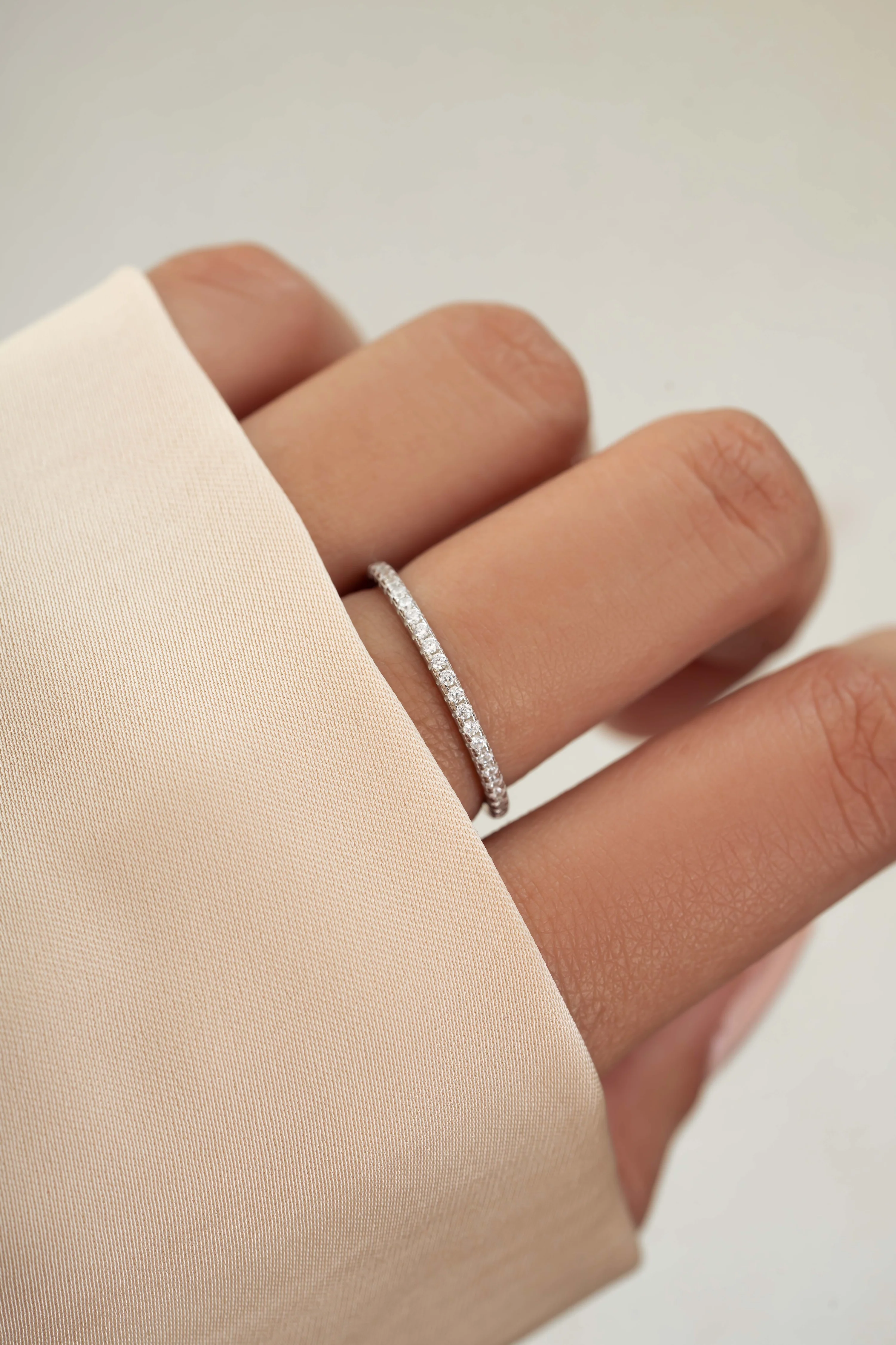 CZ Eternity Ring - Image 4