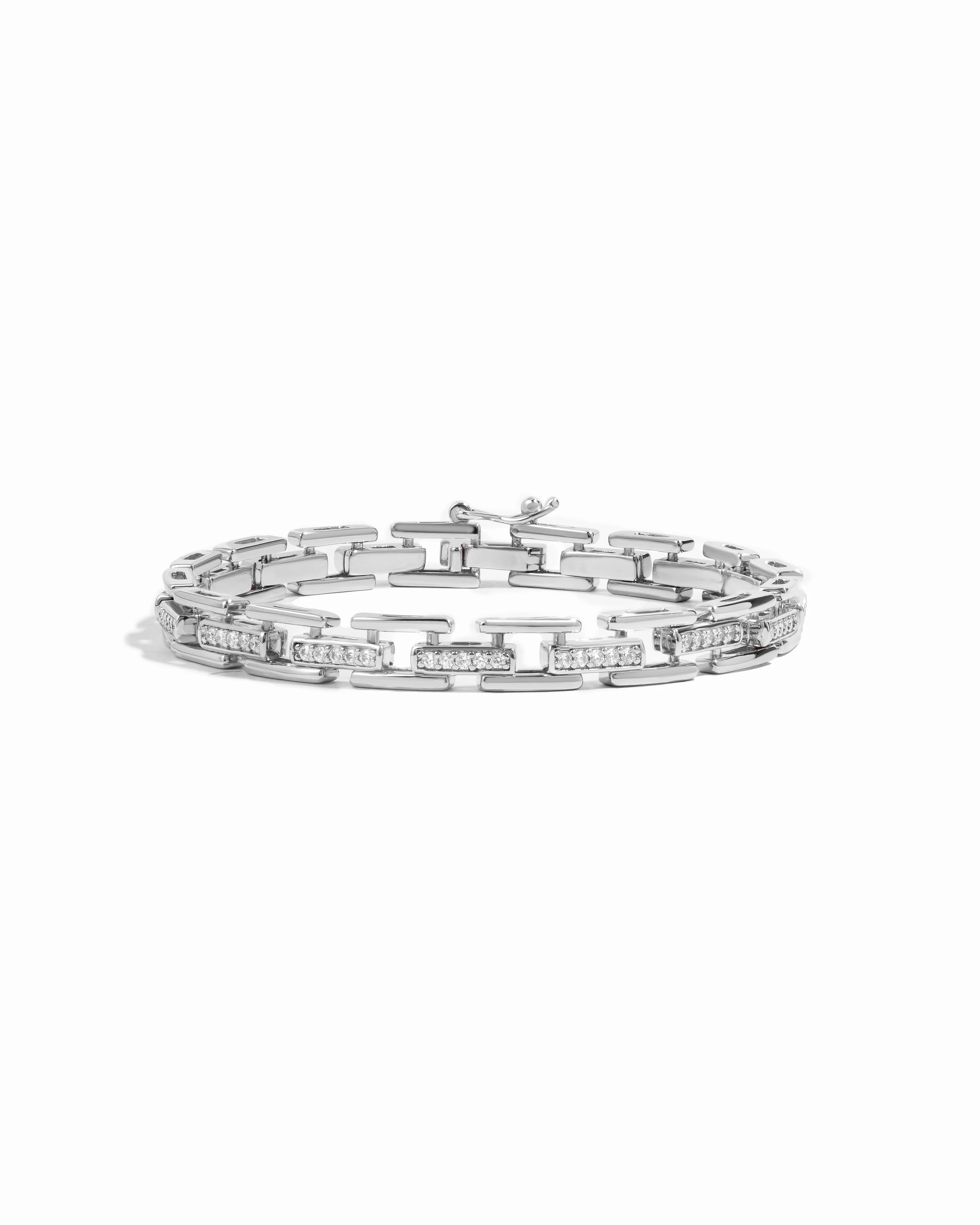 CZ Link Bracelet - Image 10